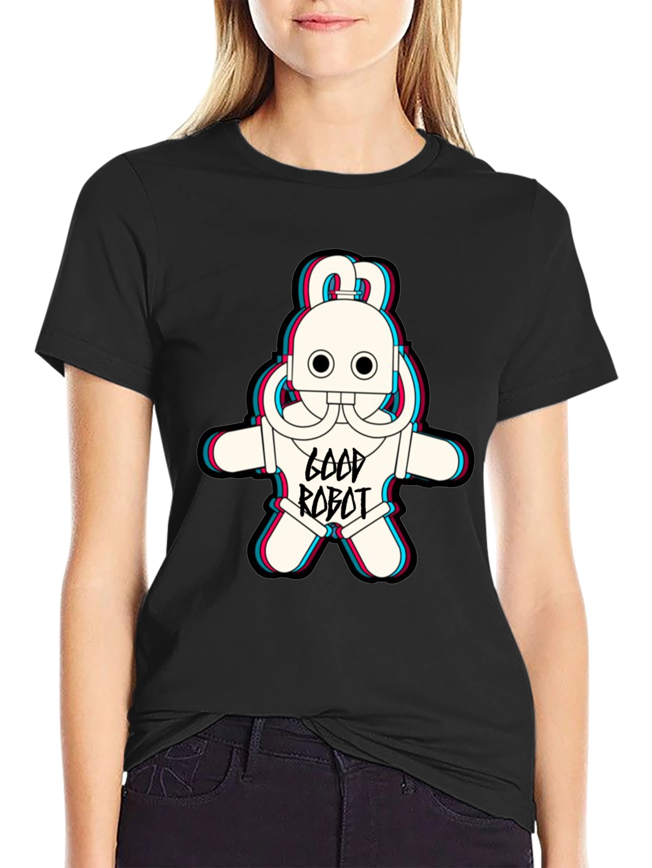 Good Robot Black T-Shirt