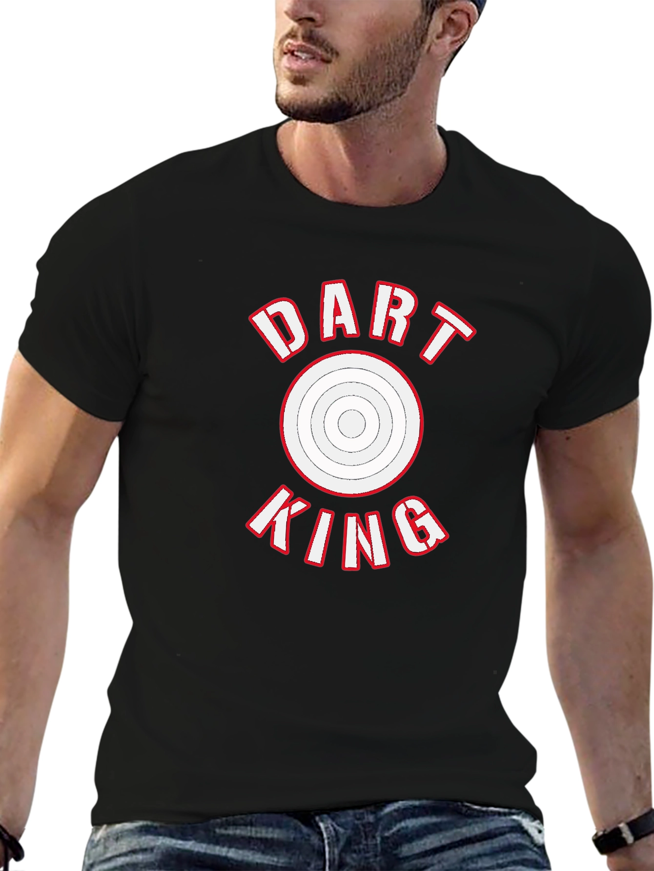 Dart King T-Shirt - Sporty Graphic Tee