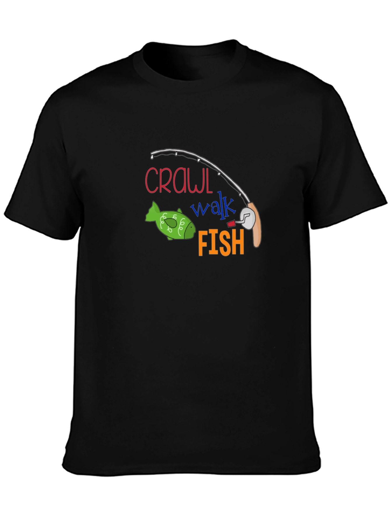 Crawl Walk Fish T-Shirt
