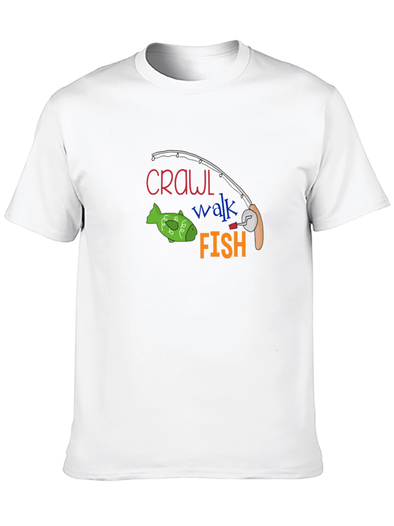 Crawl Walk Fish T-Shirt