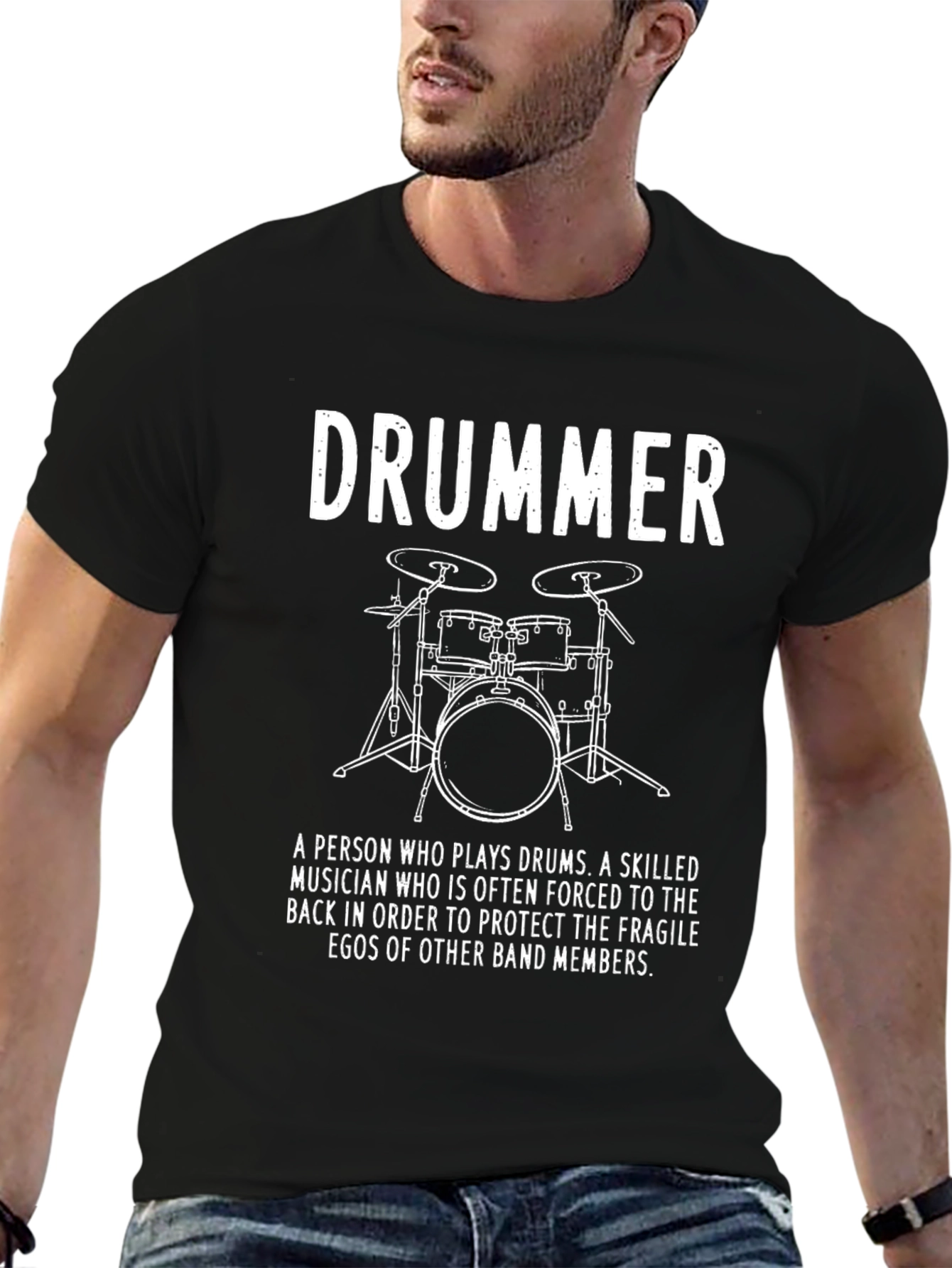 Drummer Graphic T-Shirt - Play Drums