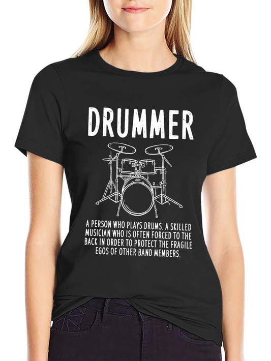 Drummer Graphic T-Shirt - Play Drums