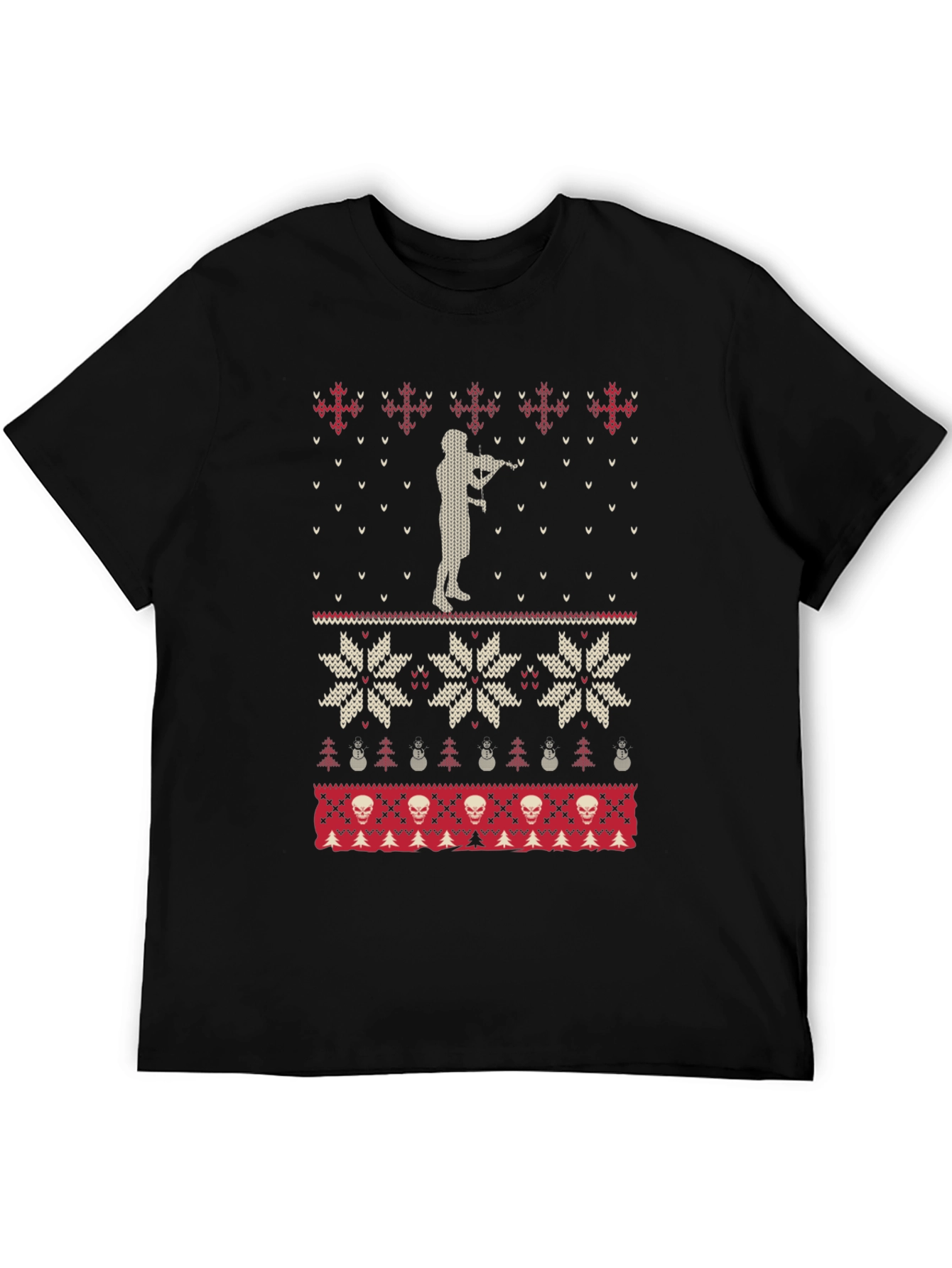 Novelty Ugly Christmas Sweater T-Shirt