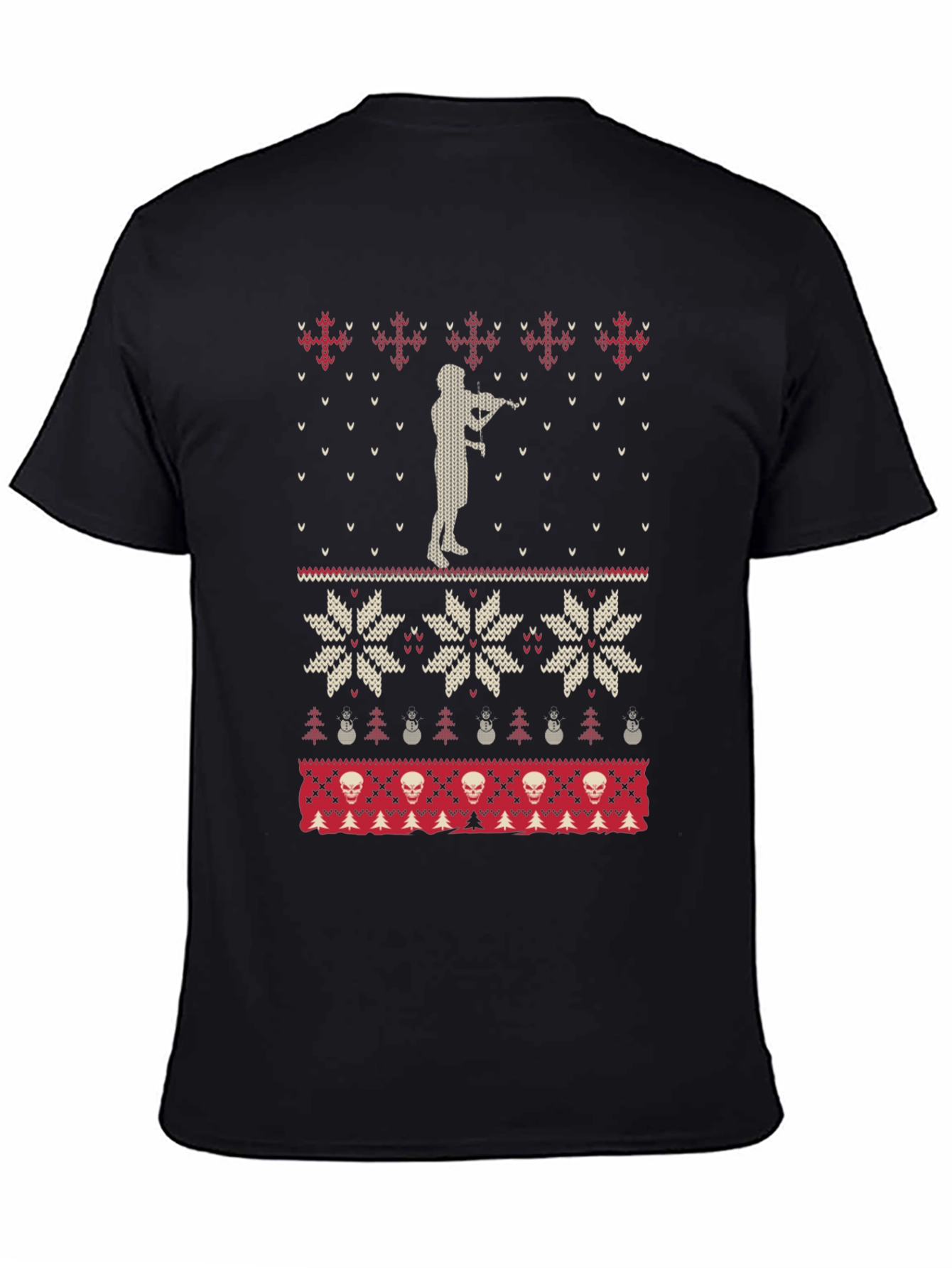 Novelty Ugly Christmas Sweater T-Shirt