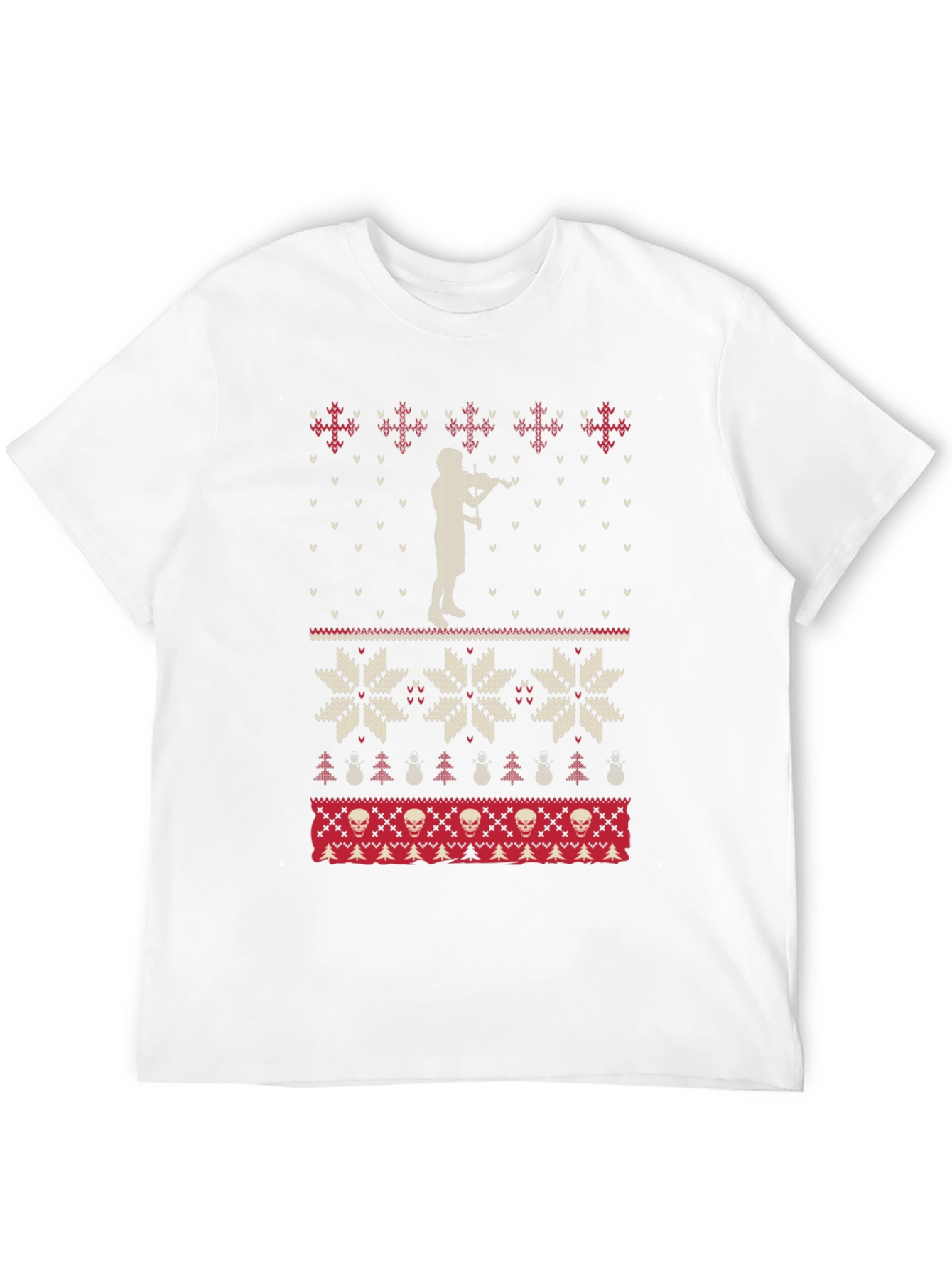 Novelty Ugly Christmas Sweater T-Shirt