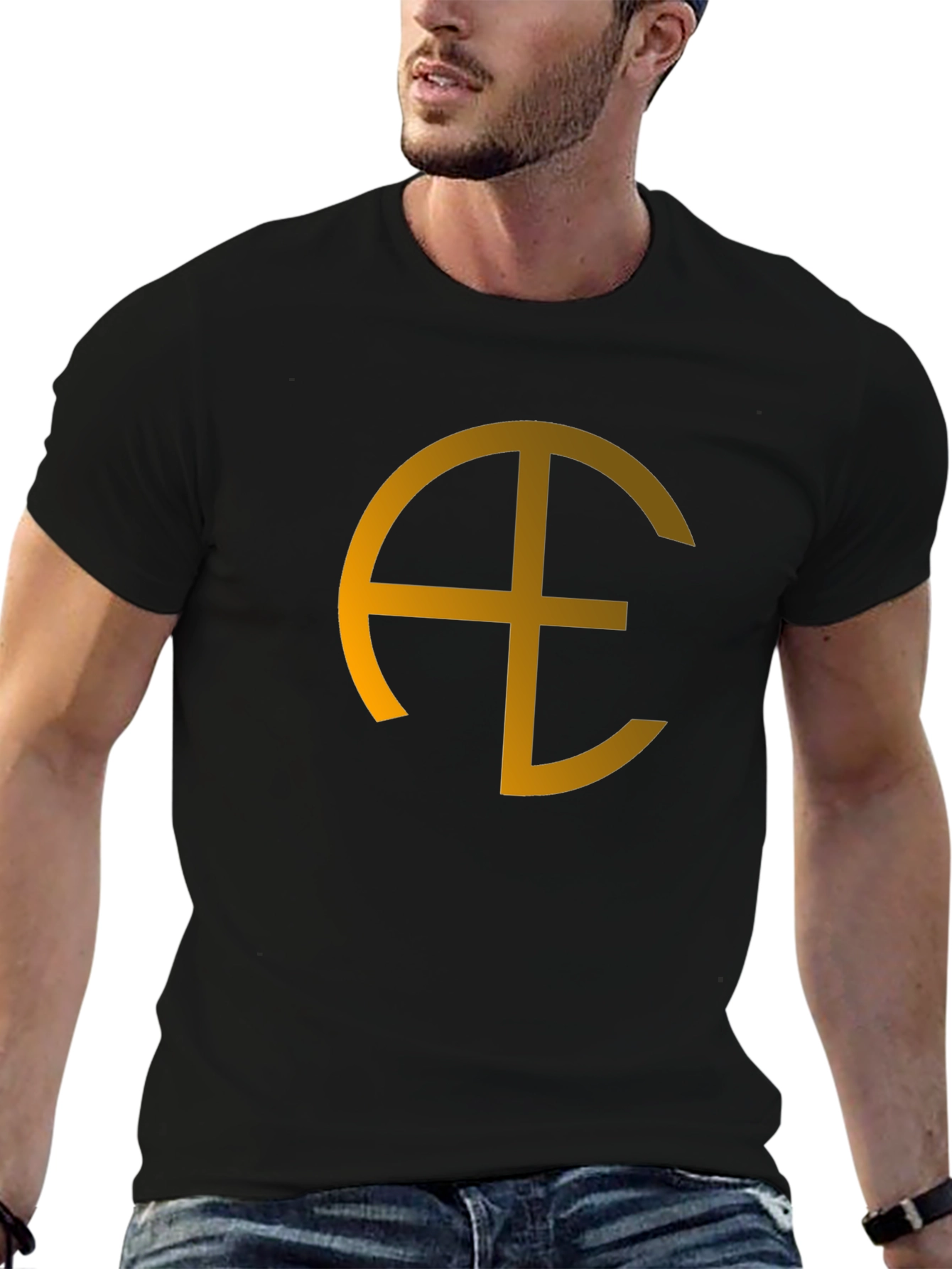 Abstract Symbol Black Tee