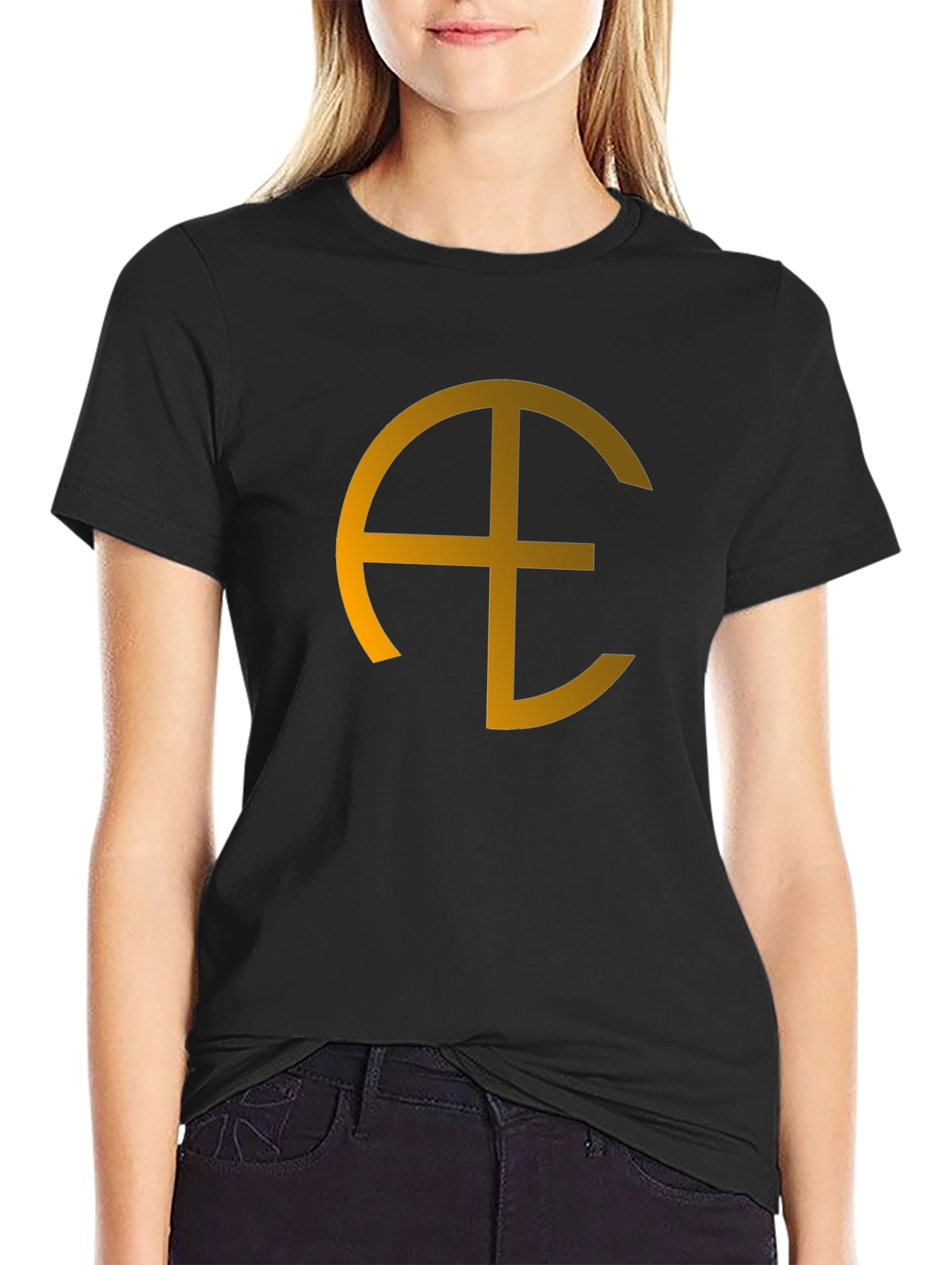 Abstract Symbol Black Tee