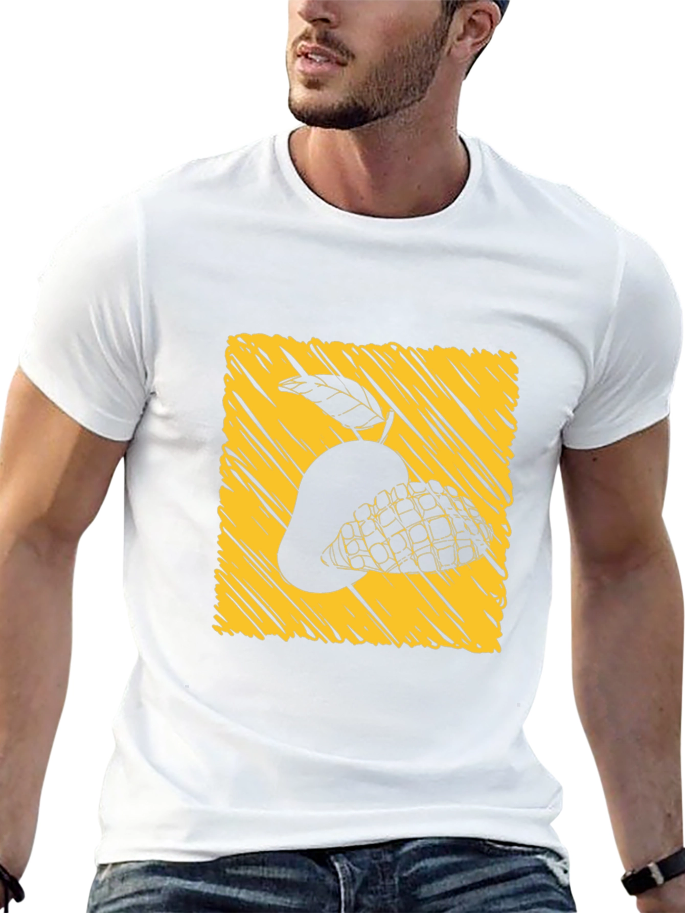 Mango Graphic Tee - Unique Design