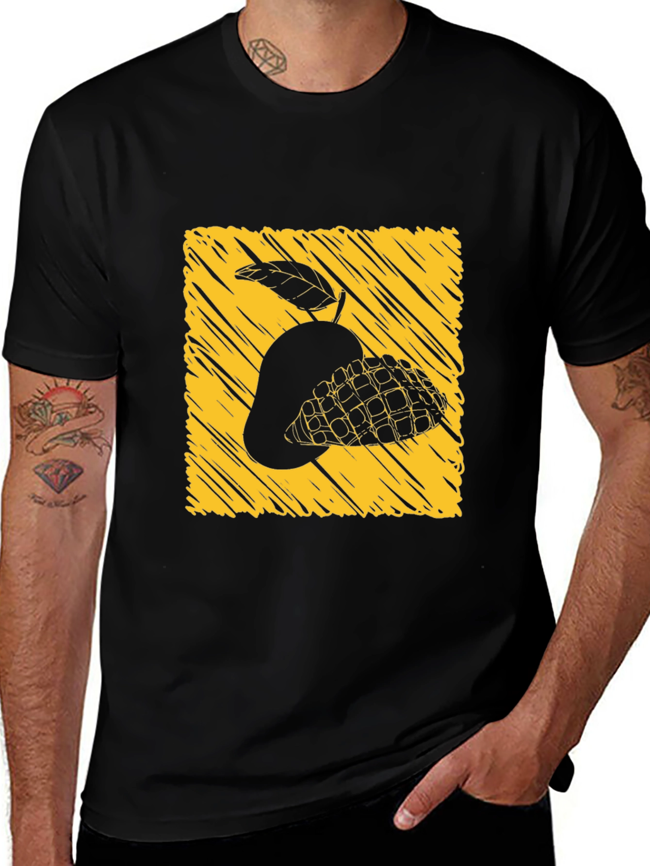 Mango Graphic Tee - Unique Design