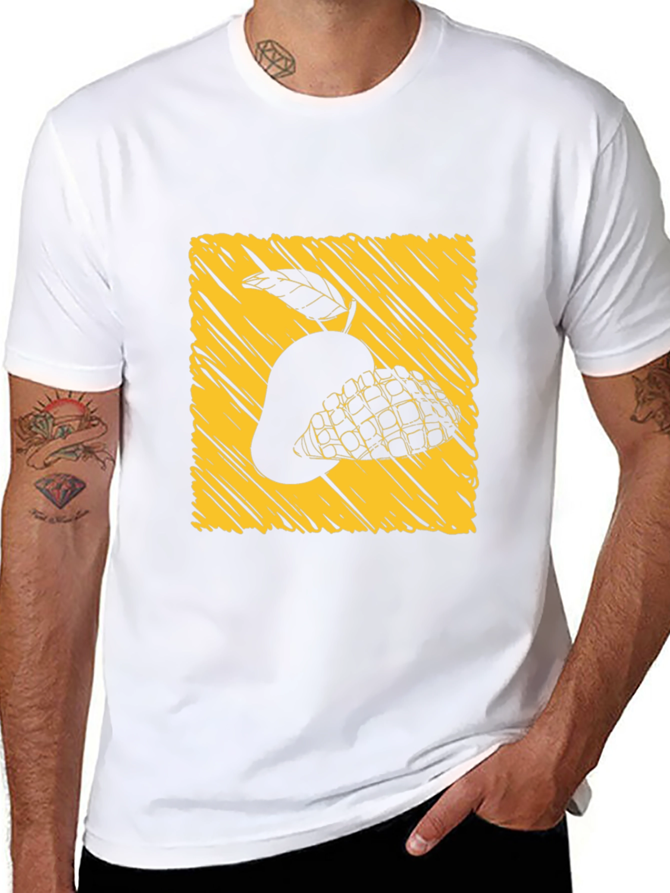 Mango Graphic Tee - Unique Design