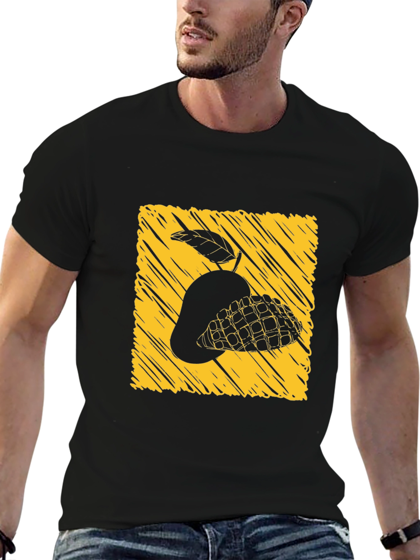 Mango Graphic Tee - Unique Design
