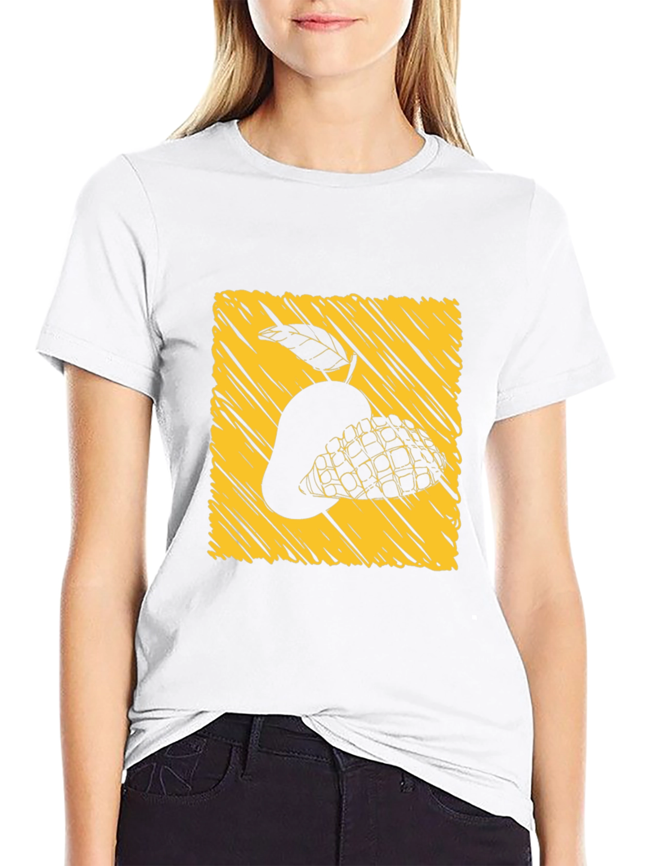 Mango Graphic Tee - Unique Design