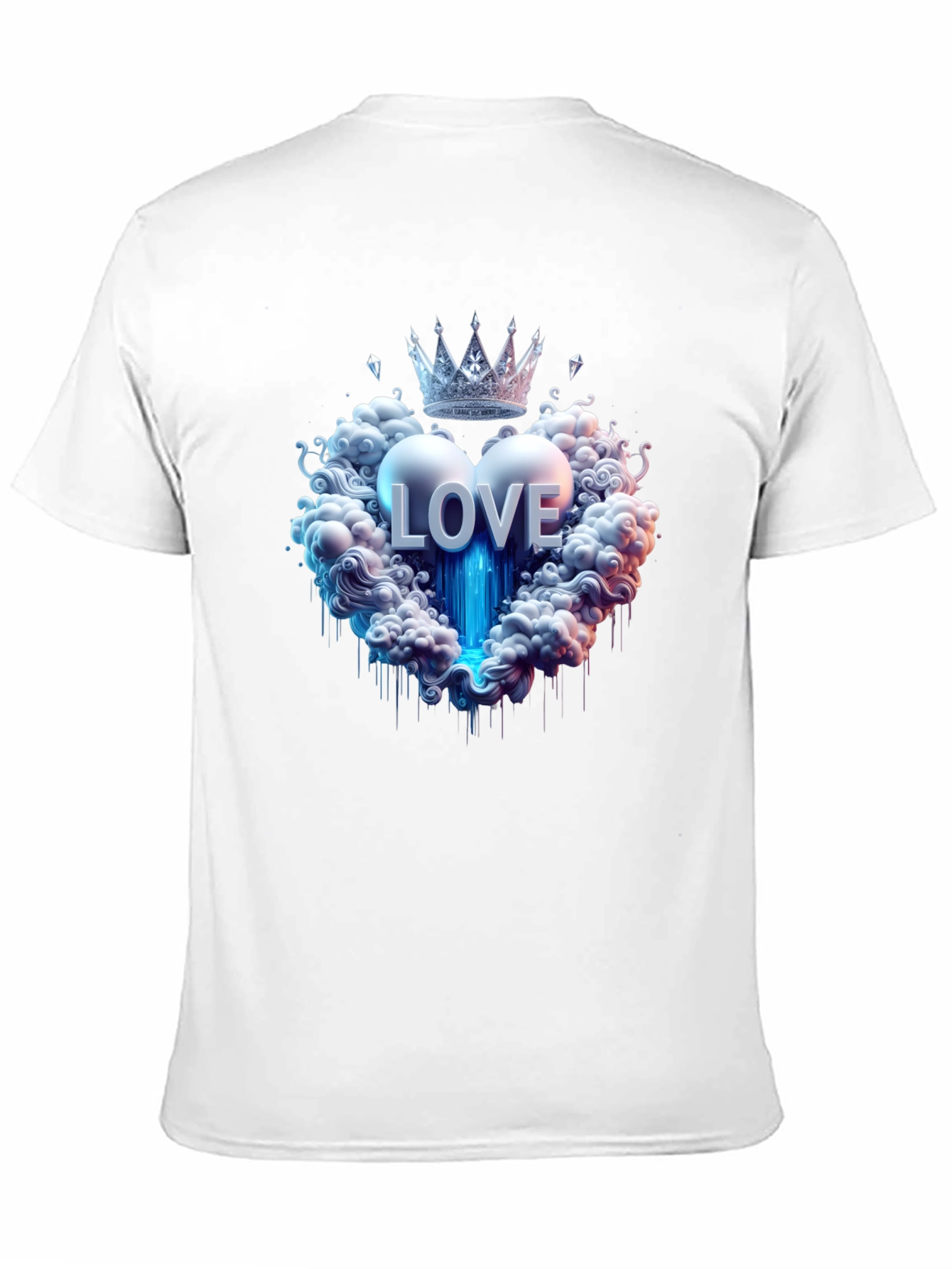 Love Crown Black T-Shirt