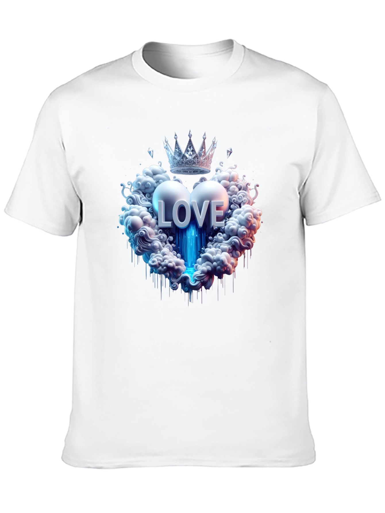 Love Crown Black T-Shirt