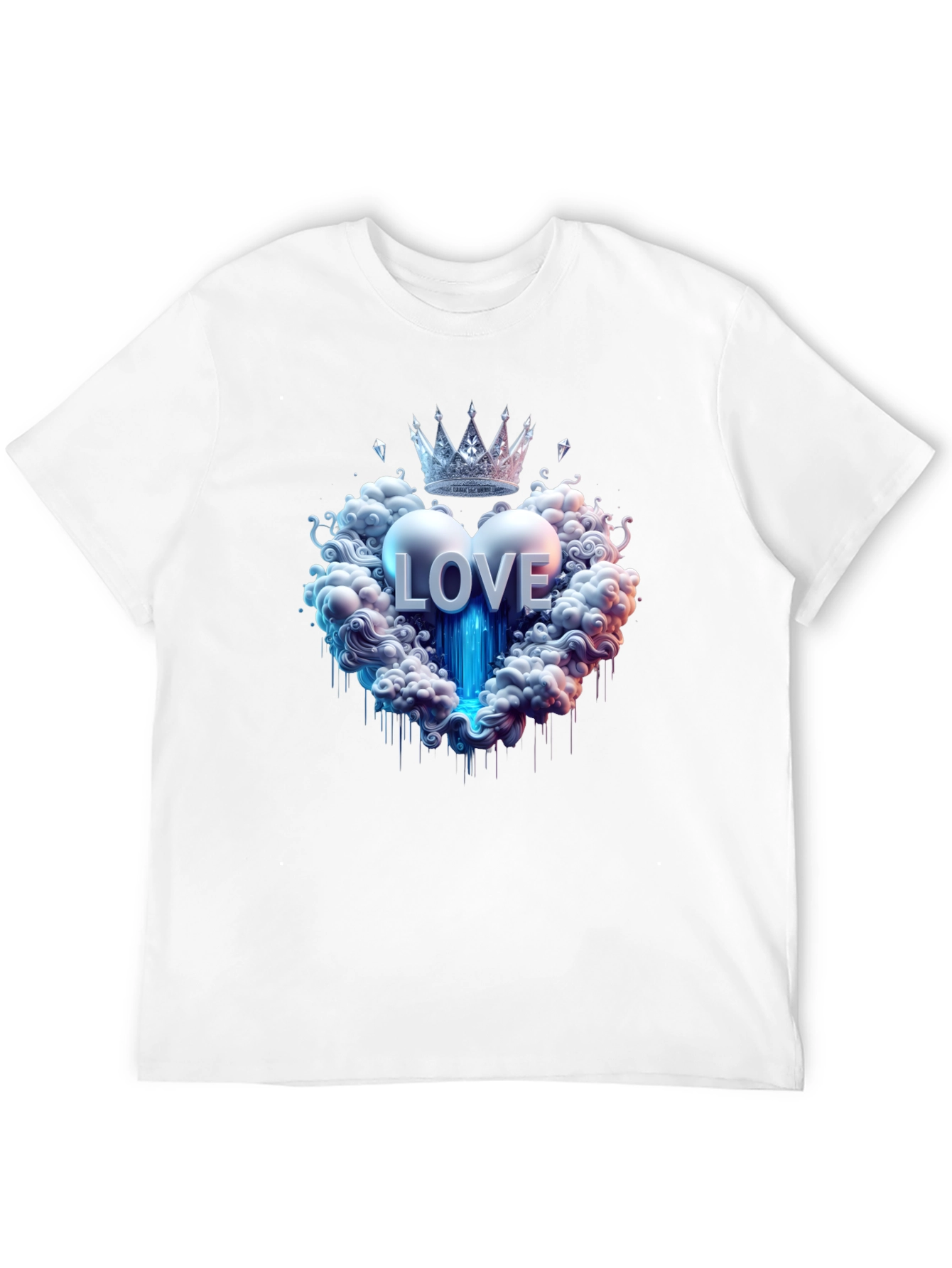 Love Crown Black T-Shirt