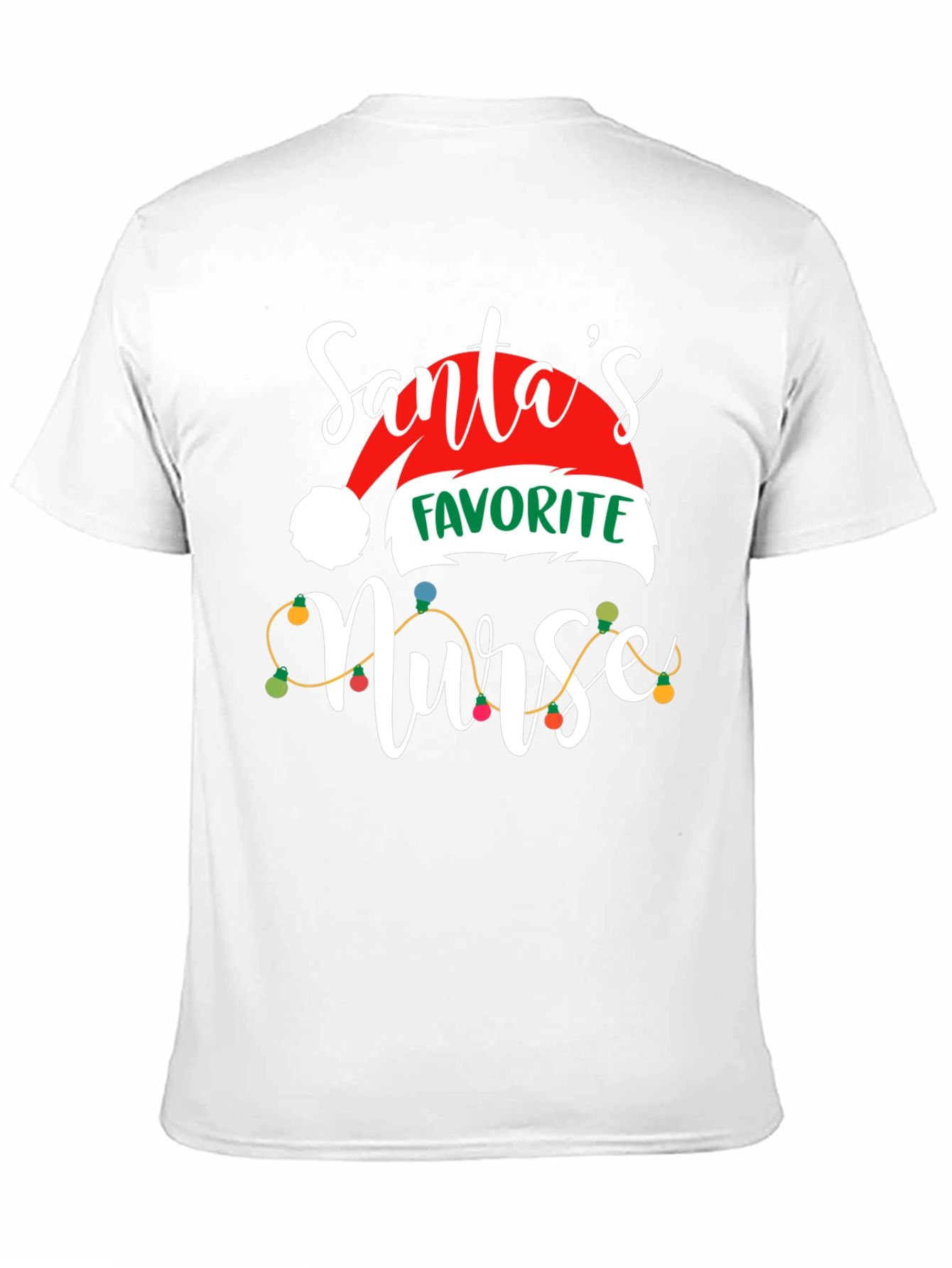 Santas Favorite Nurse Christmas T-Shirt