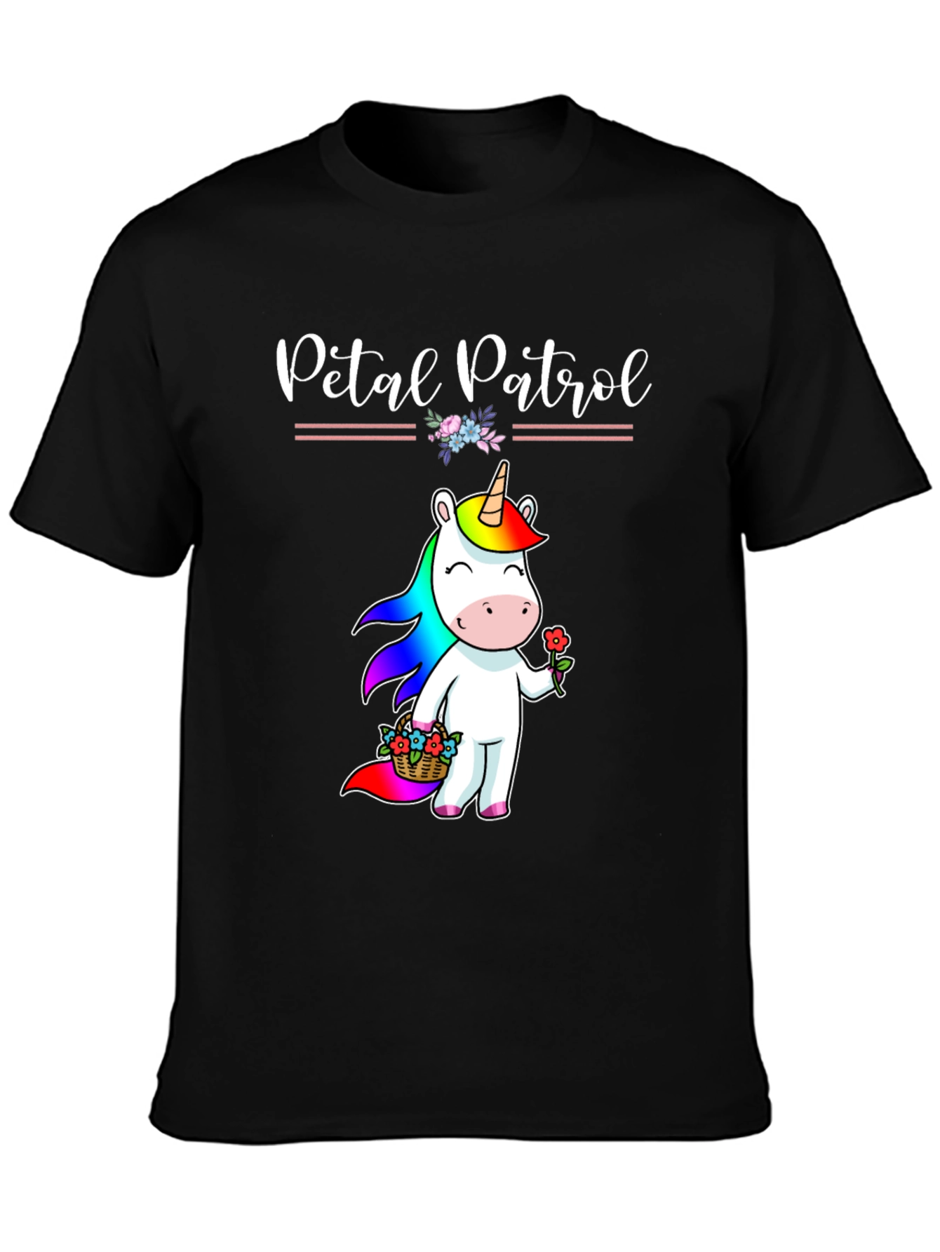 Petal Patrol Unicorn Graphic Tee