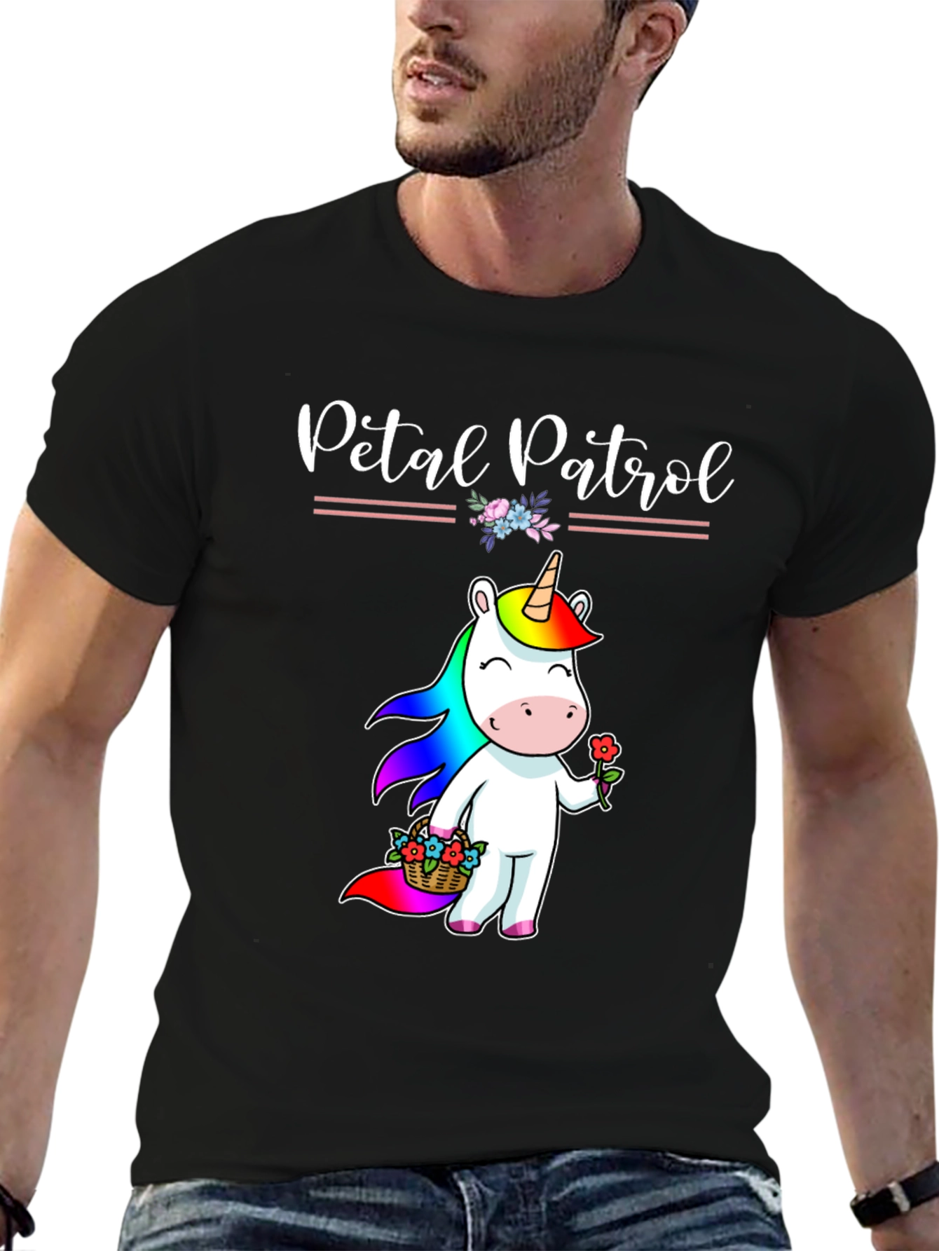 Petal Patrol Unicorn Graphic Tee