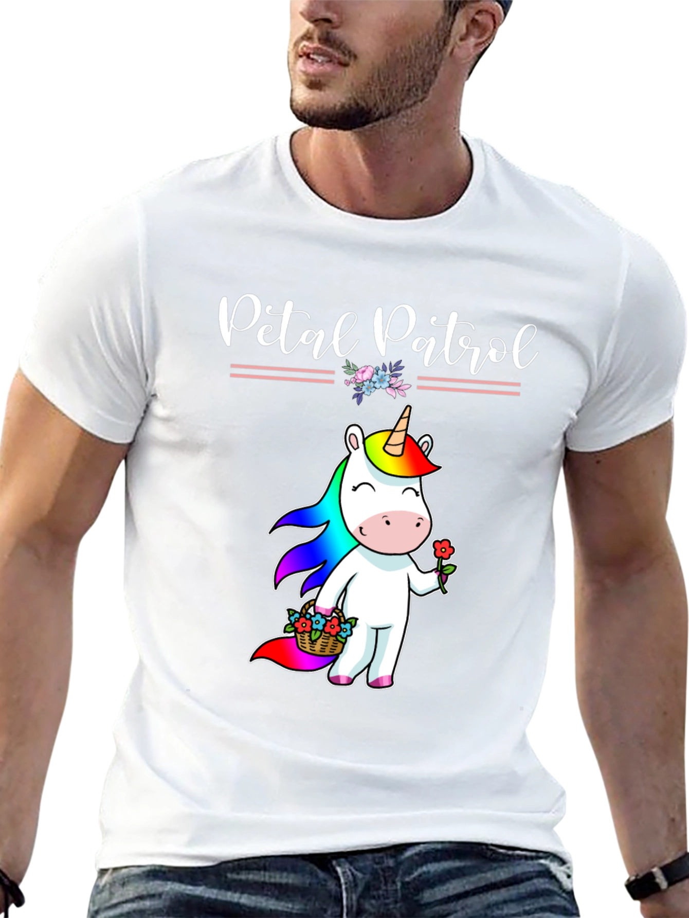 Petal Patrol Unicorn Graphic Tee