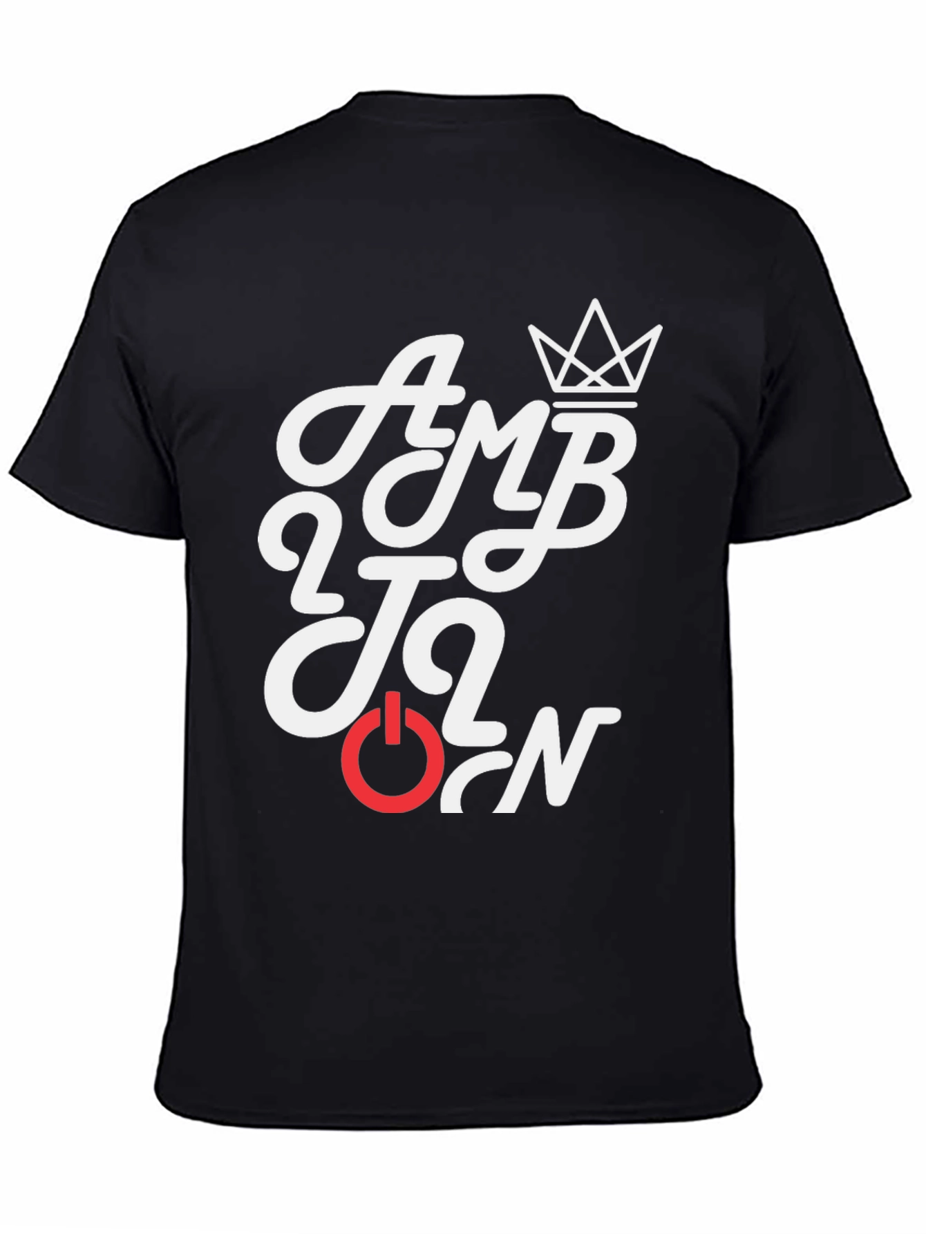 Ambition Graphic Tee - Stylish Black T-Shirt