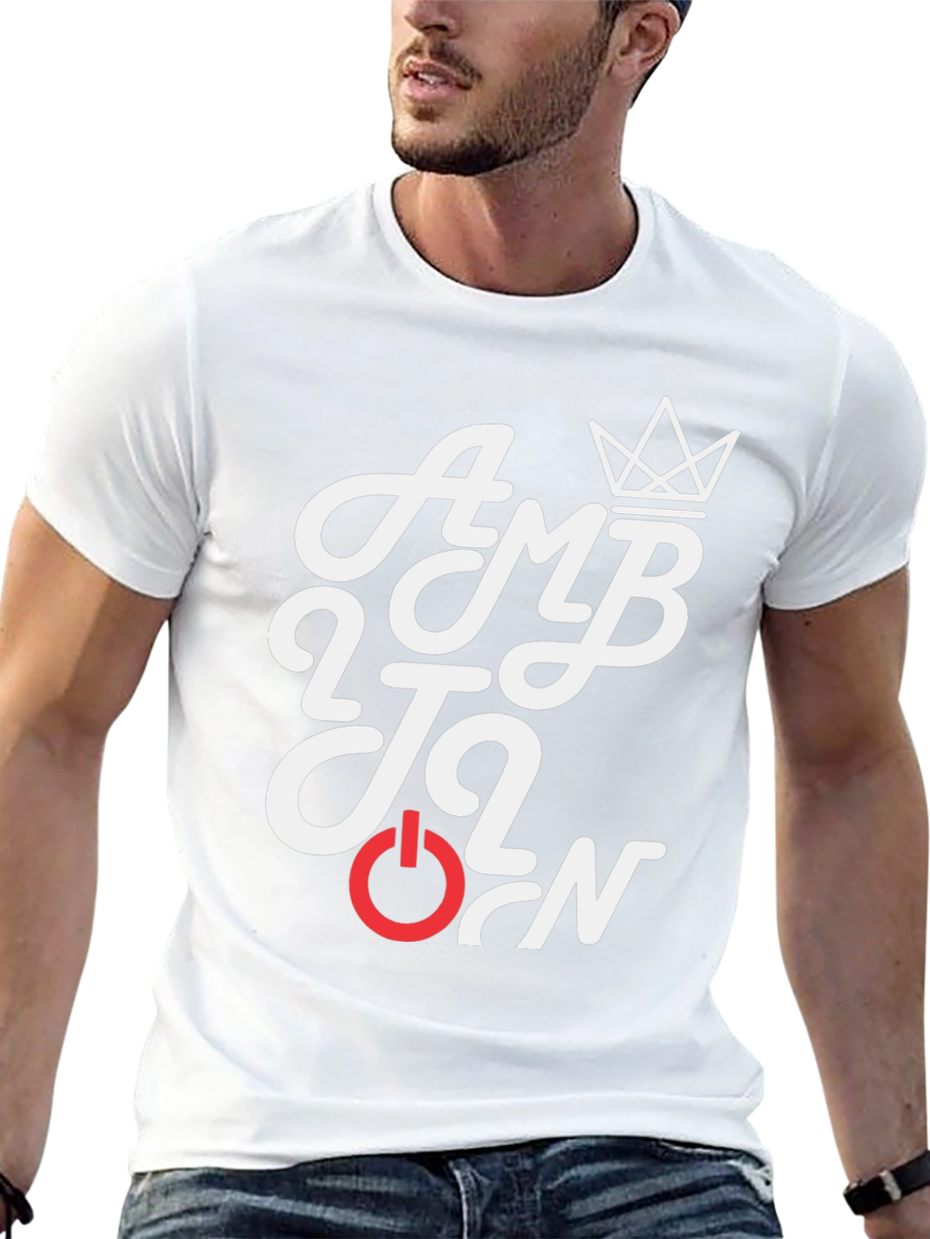 Ambition Graphic Tee - Stylish Black T-Shirt