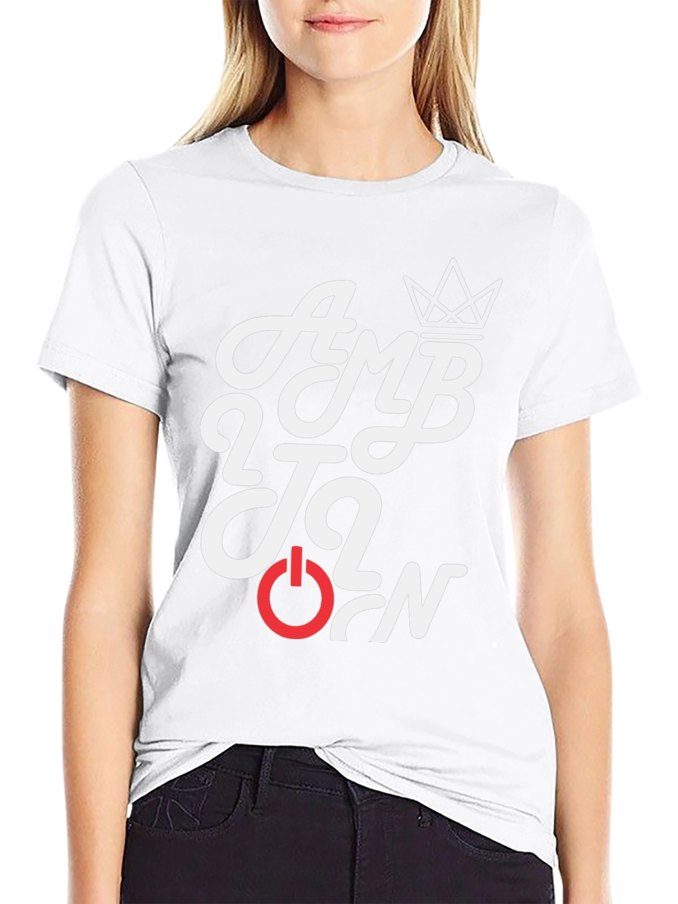 Ambition Graphic Tee - Stylish Black T-Shirt