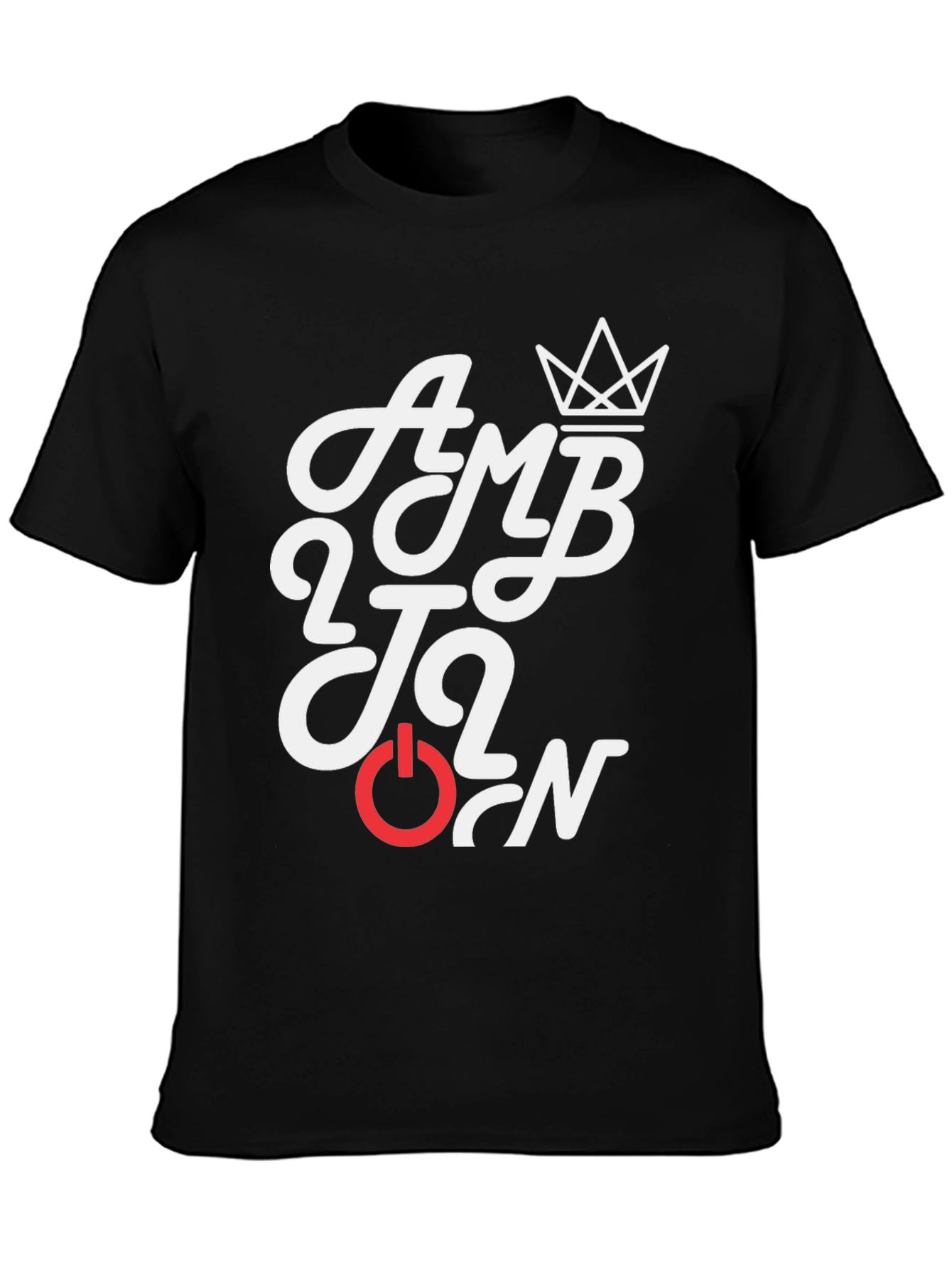 Ambition Graphic Tee - Stylish Black T-Shirt