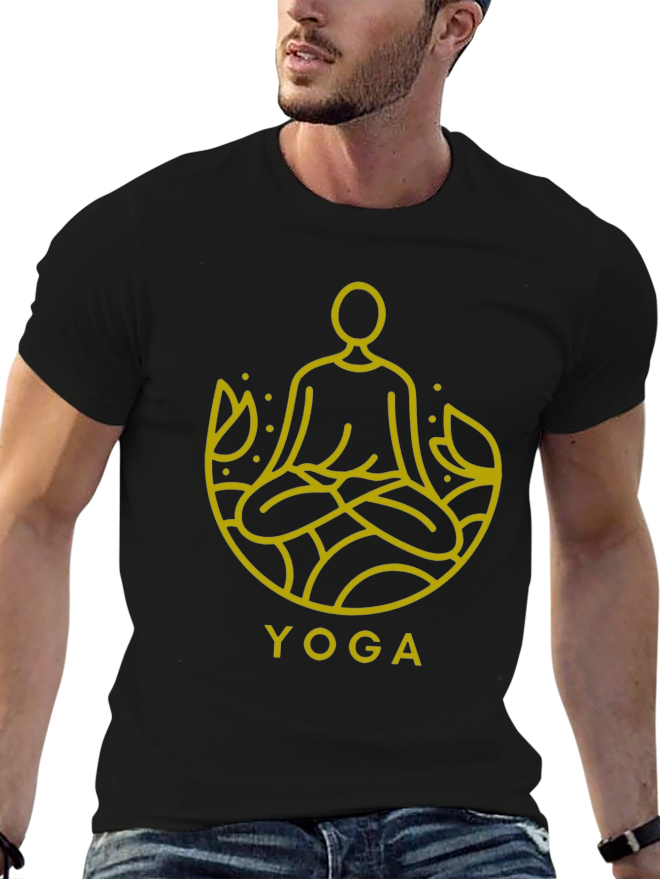 Yoga Meditation T-Shirt - Mens Graphic Tee