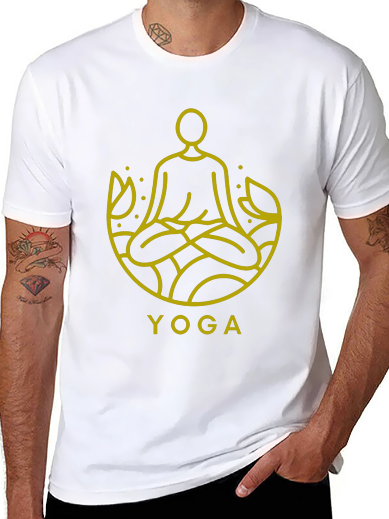 Yoga Meditation T-Shirt - Mens Graphic Tee