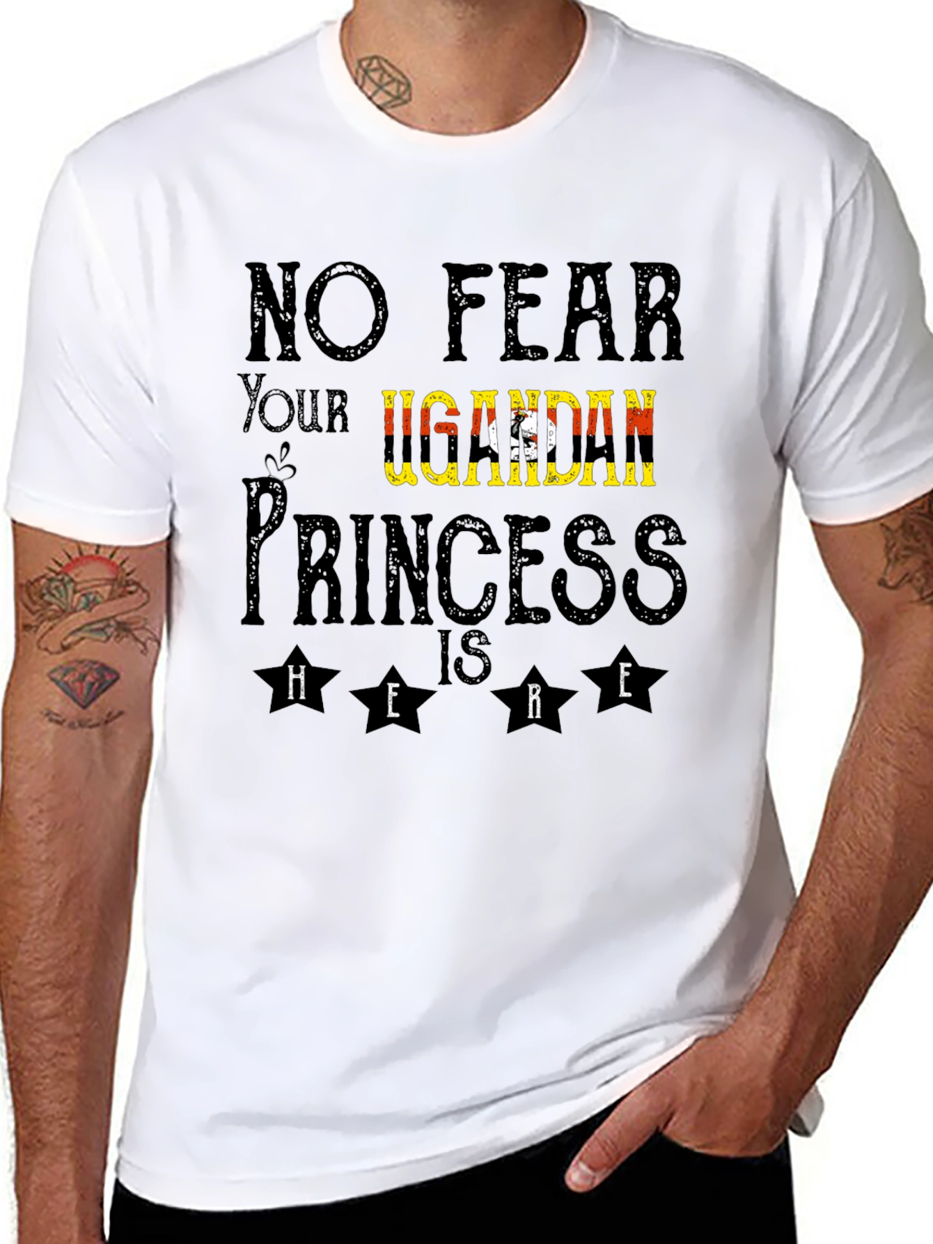 Ugandan Princess T-Shirt - No Fear Design