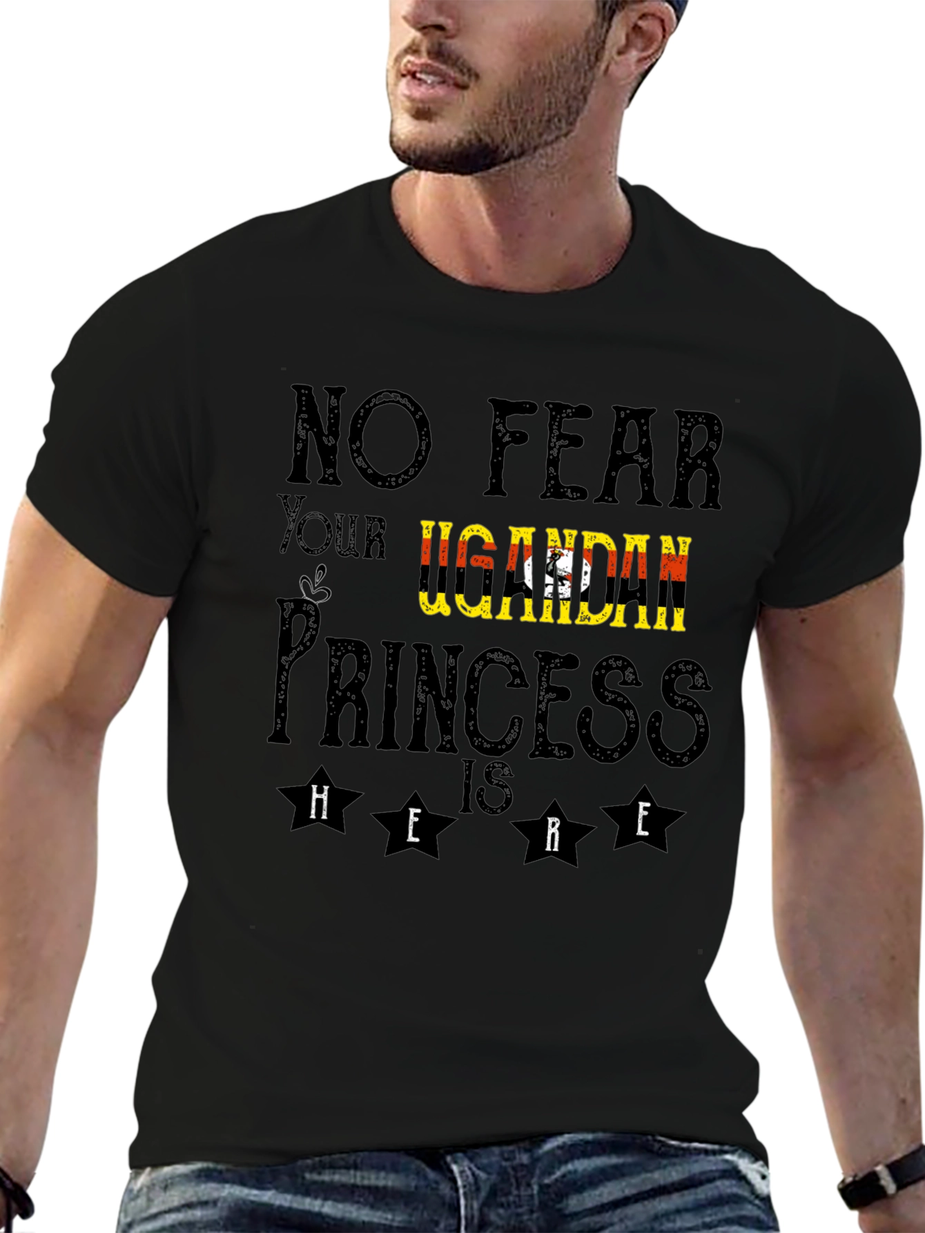 Ugandan Princess T-Shirt - No Fear Design