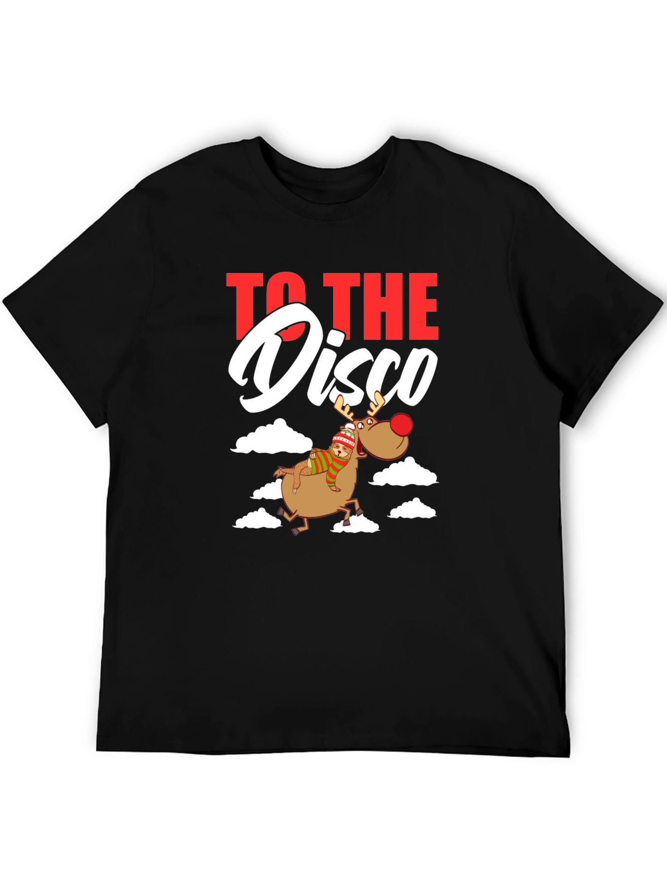 To the Disco Reindeer Graphic Tee