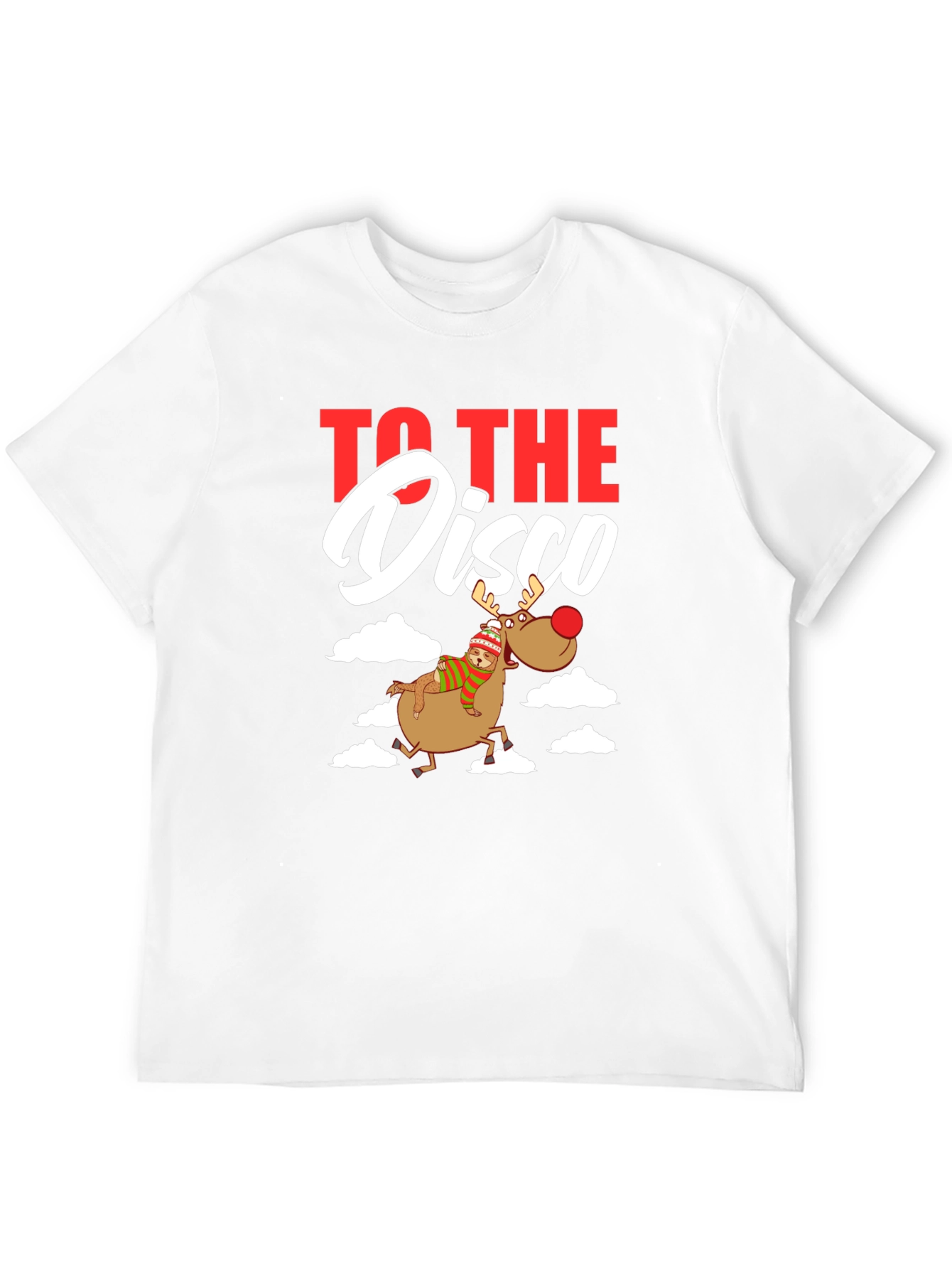 To the Disco Reindeer Graphic Tee