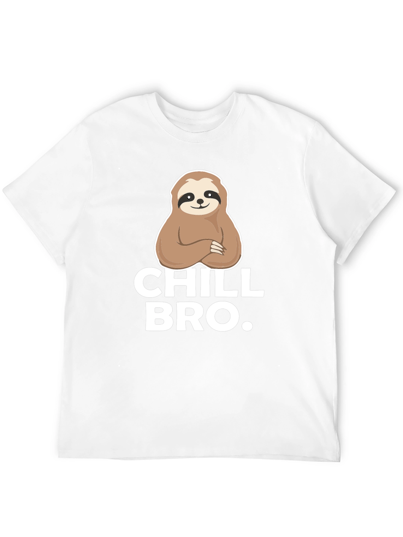 Chill Bro Sloth Graphic Tee - Relaxed Comfort
