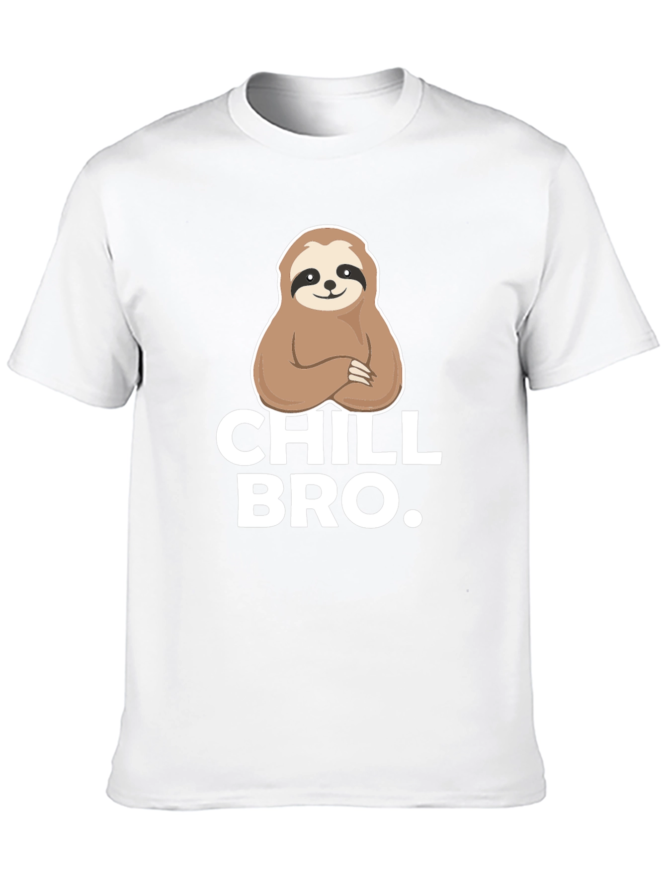 Chill Bro Sloth Graphic Tee - Relaxed Comfort