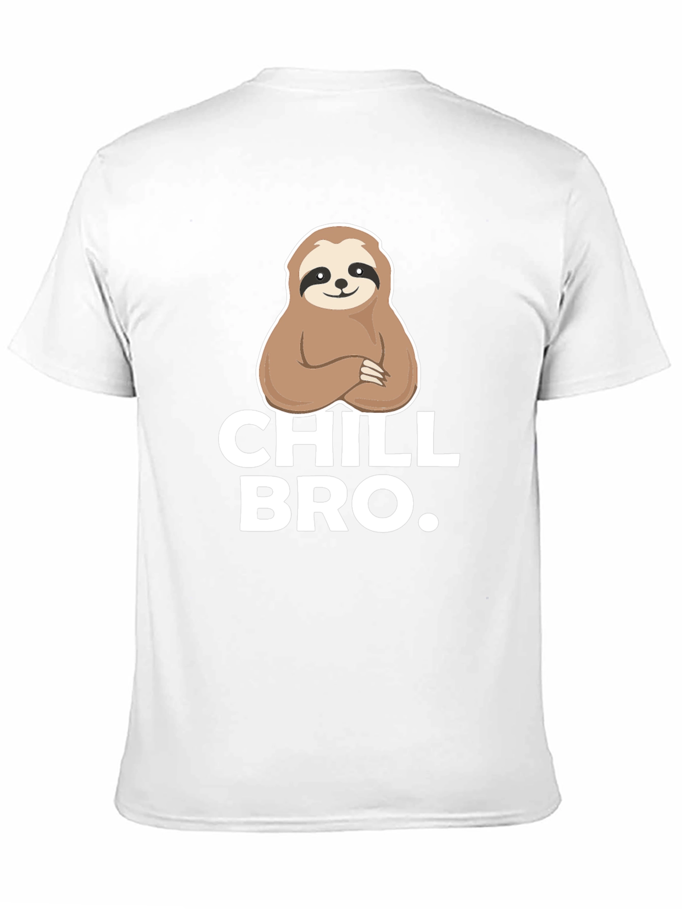 Chill Bro Sloth Graphic Tee - Relaxed Comfort