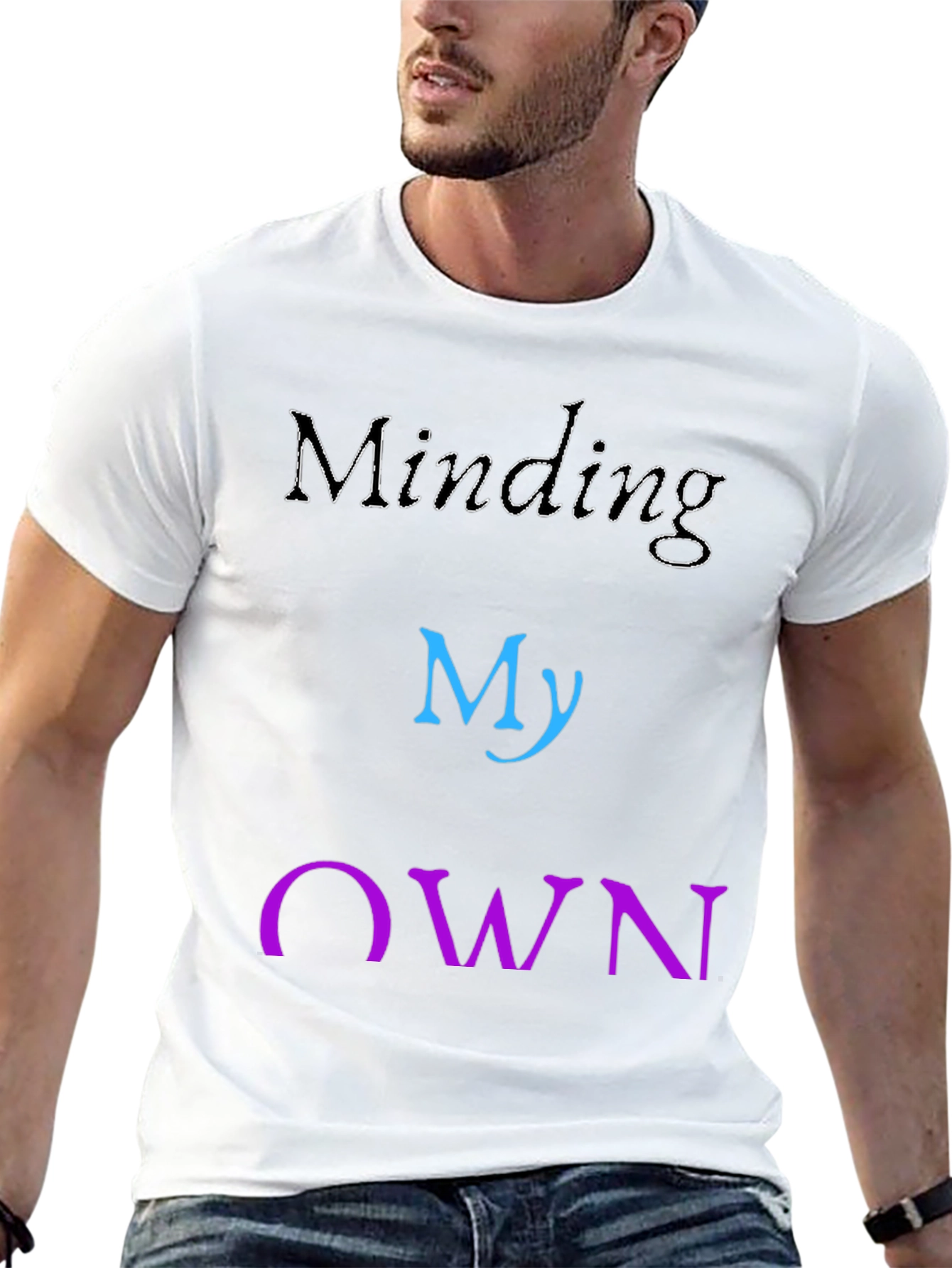 Minding My Own Business T-Shirt Casual Cotton Tee
