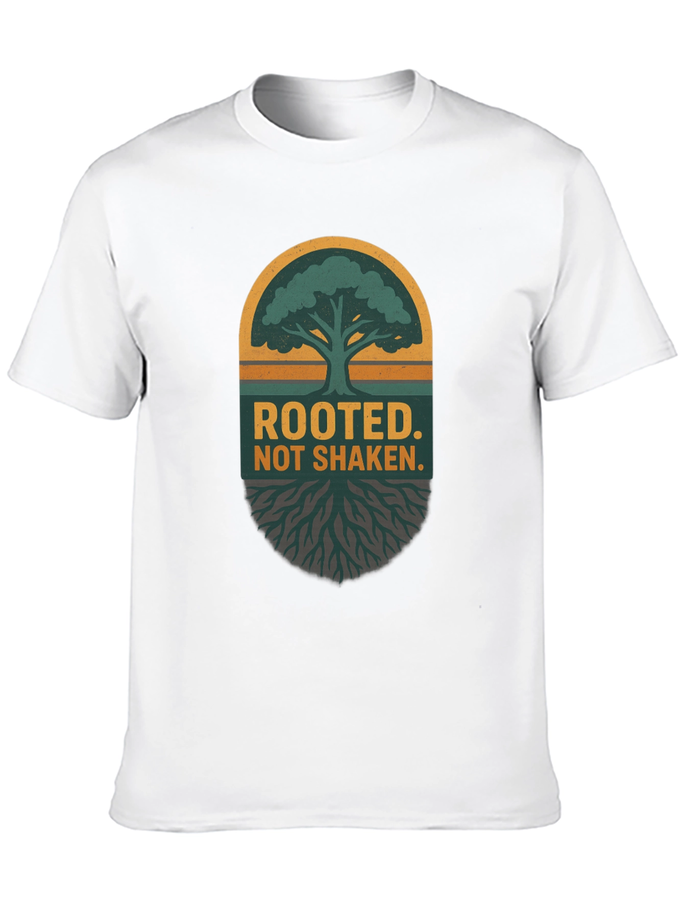 Rooted Not Shaken Tree Graphic T-Shirt