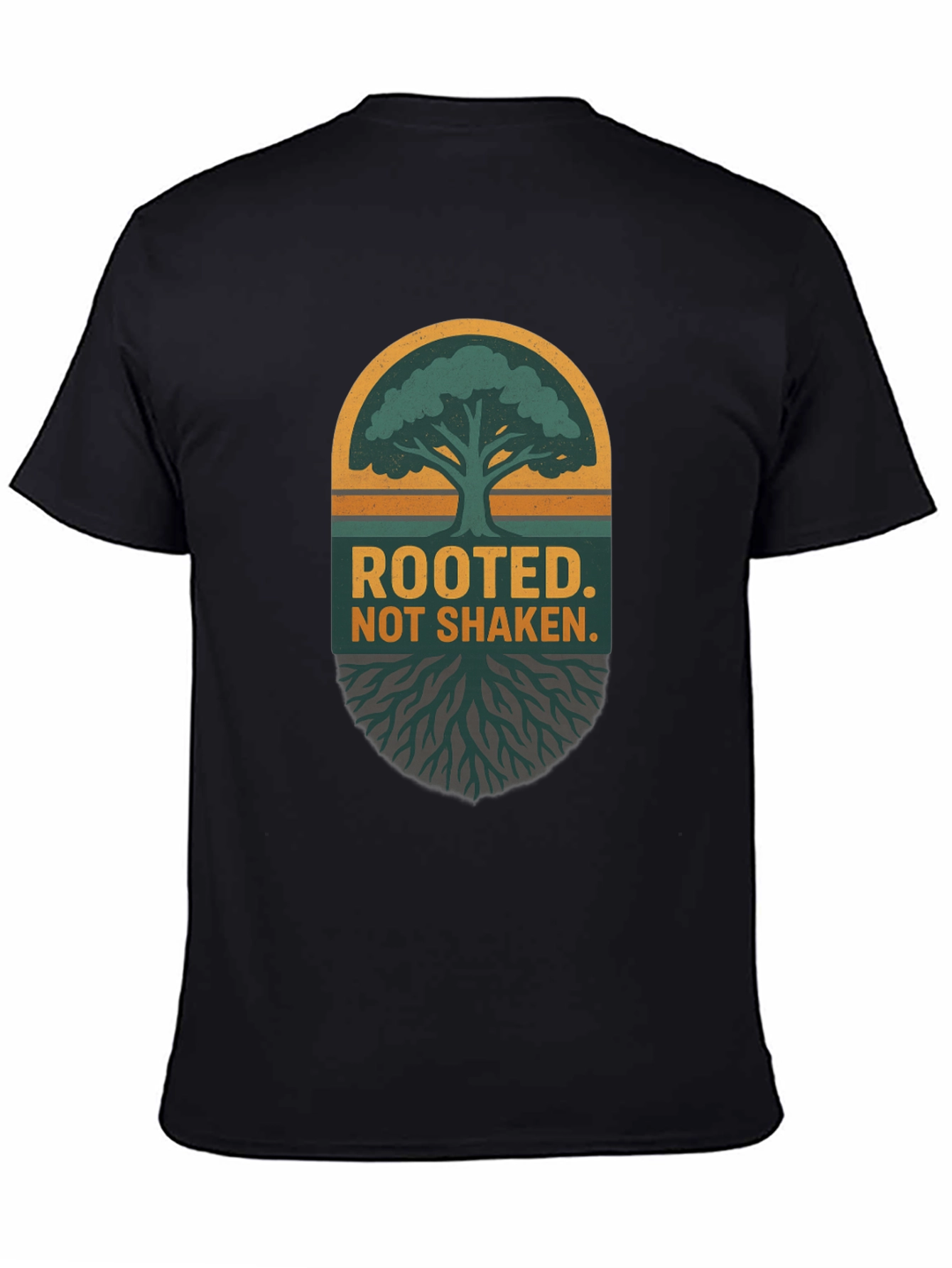 Rooted Not Shaken Tree Graphic T-Shirt