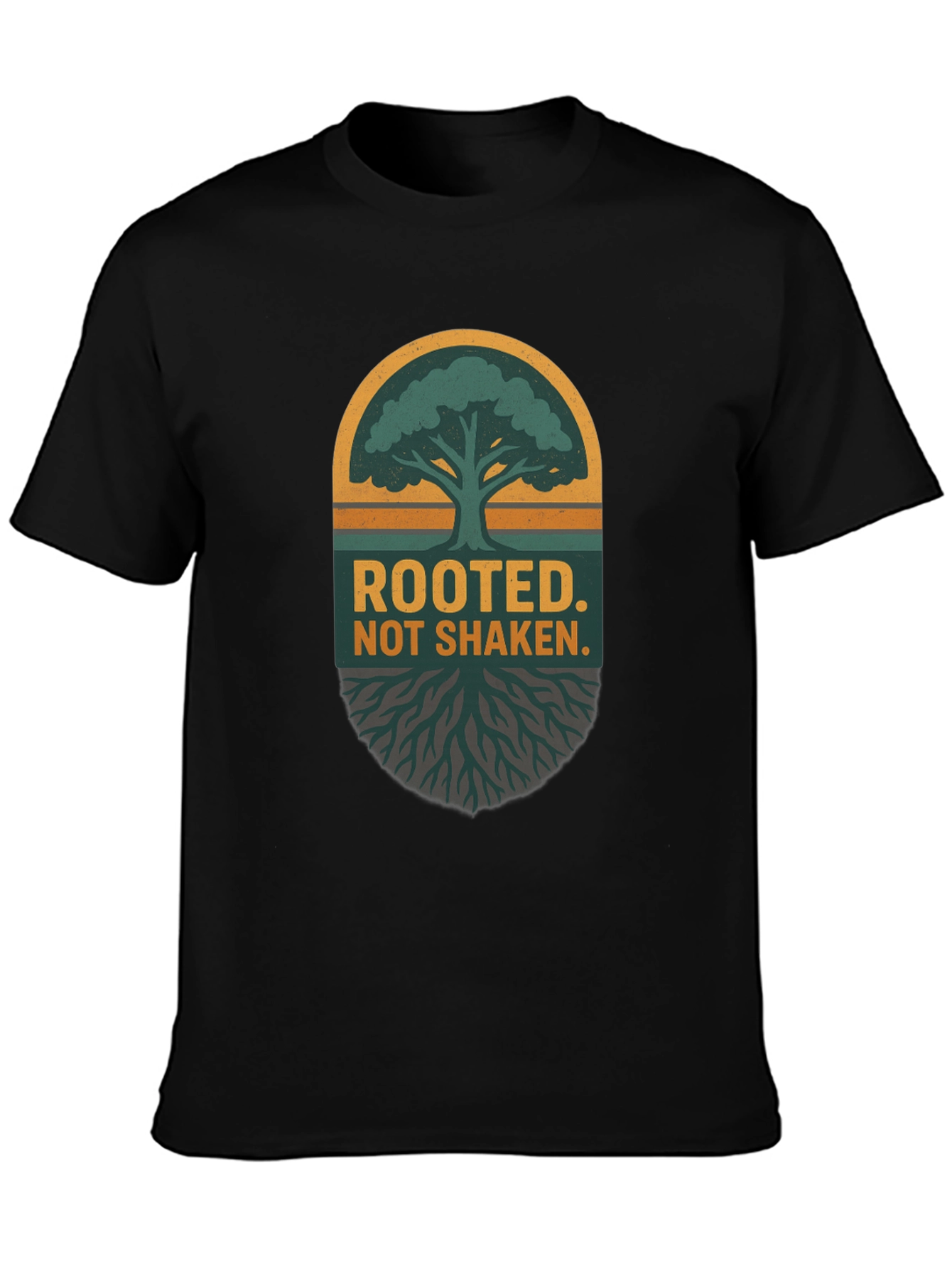 Rooted Not Shaken Tree Graphic T-Shirt