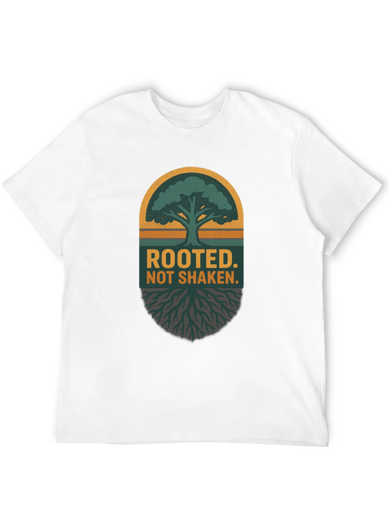 Rooted Not Shaken Tree Graphic T-Shirt
