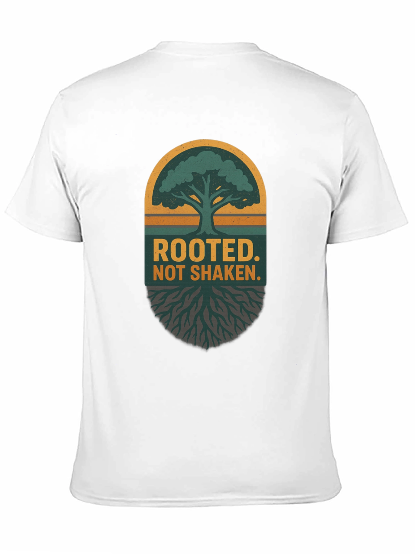 Rooted Not Shaken Tree Graphic T-Shirt