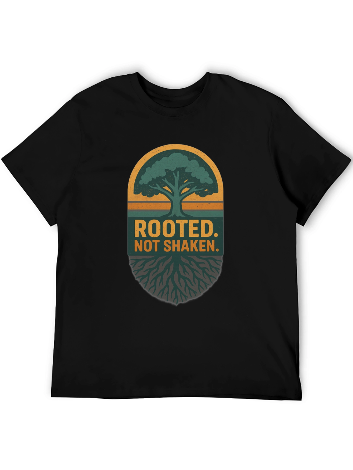 Rooted Not Shaken Tree Graphic T-Shirt