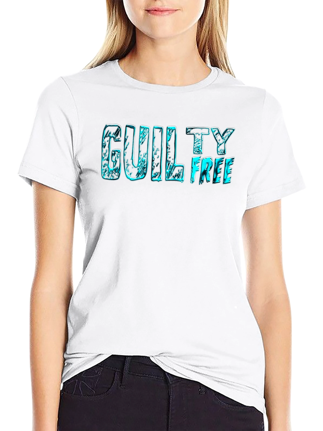 Guilty Free Graphic Tee - Cool Design