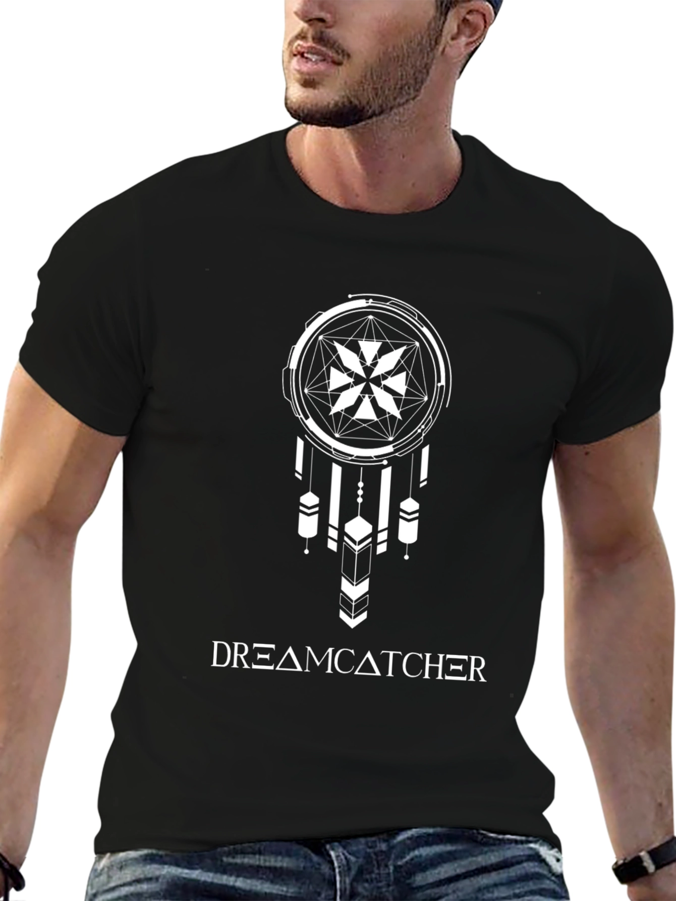 Dreamcatcher Graphic Black T-Shirt
