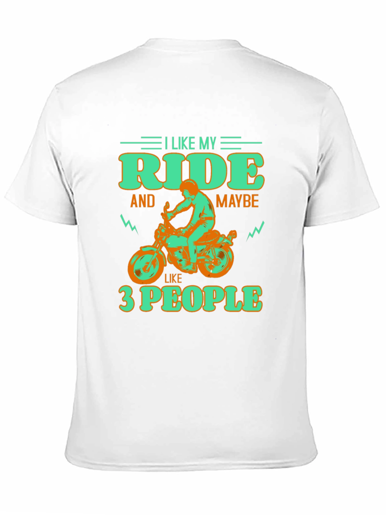 I Like My Ride Motorcycle Graphic T-Shirt