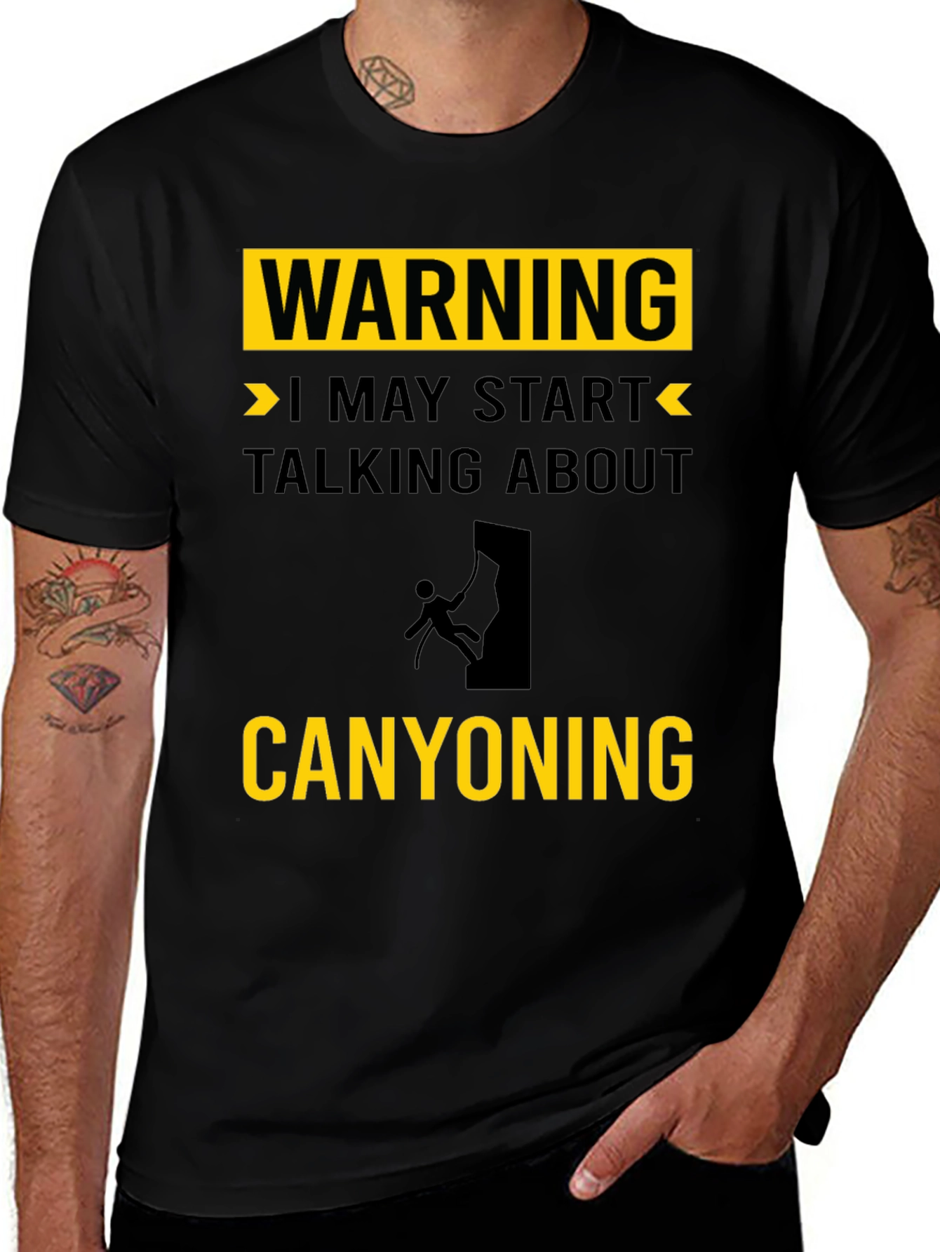 Warning: May Start Talking About Canyoning T-Shirt