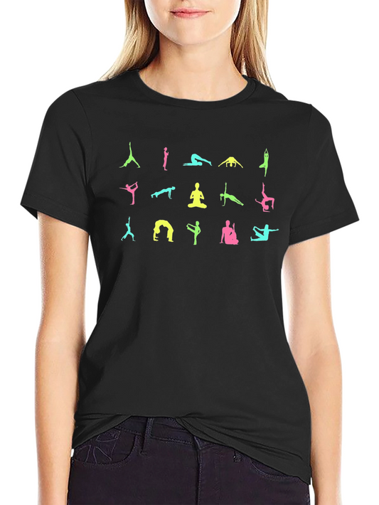 Yoga Pose Graphic T-Shirt