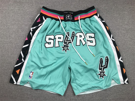 Men's San Antonio Spurs Green City Edition Pocket Shorts1