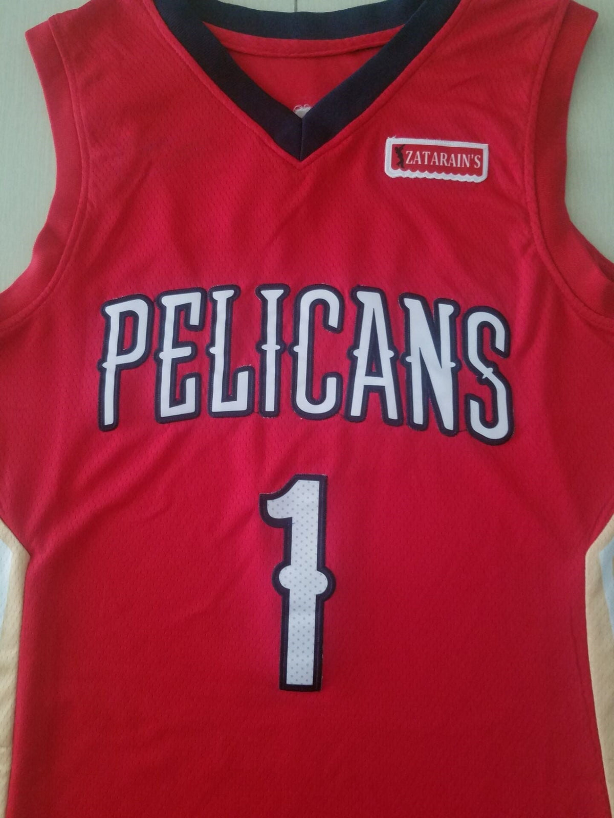 Men's New Orleans Pelicans Zion Williamson #1 NBA Red Swingman Jerseys